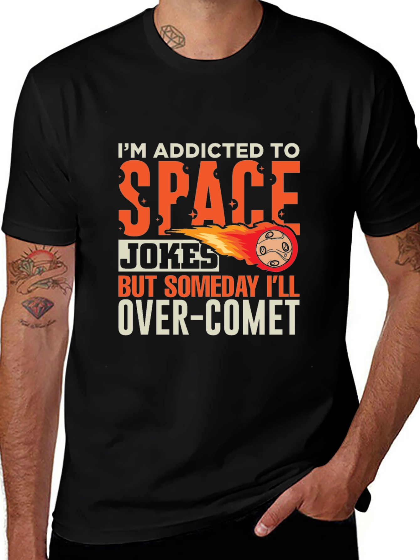Addicted To Space Jokes T-Shirt