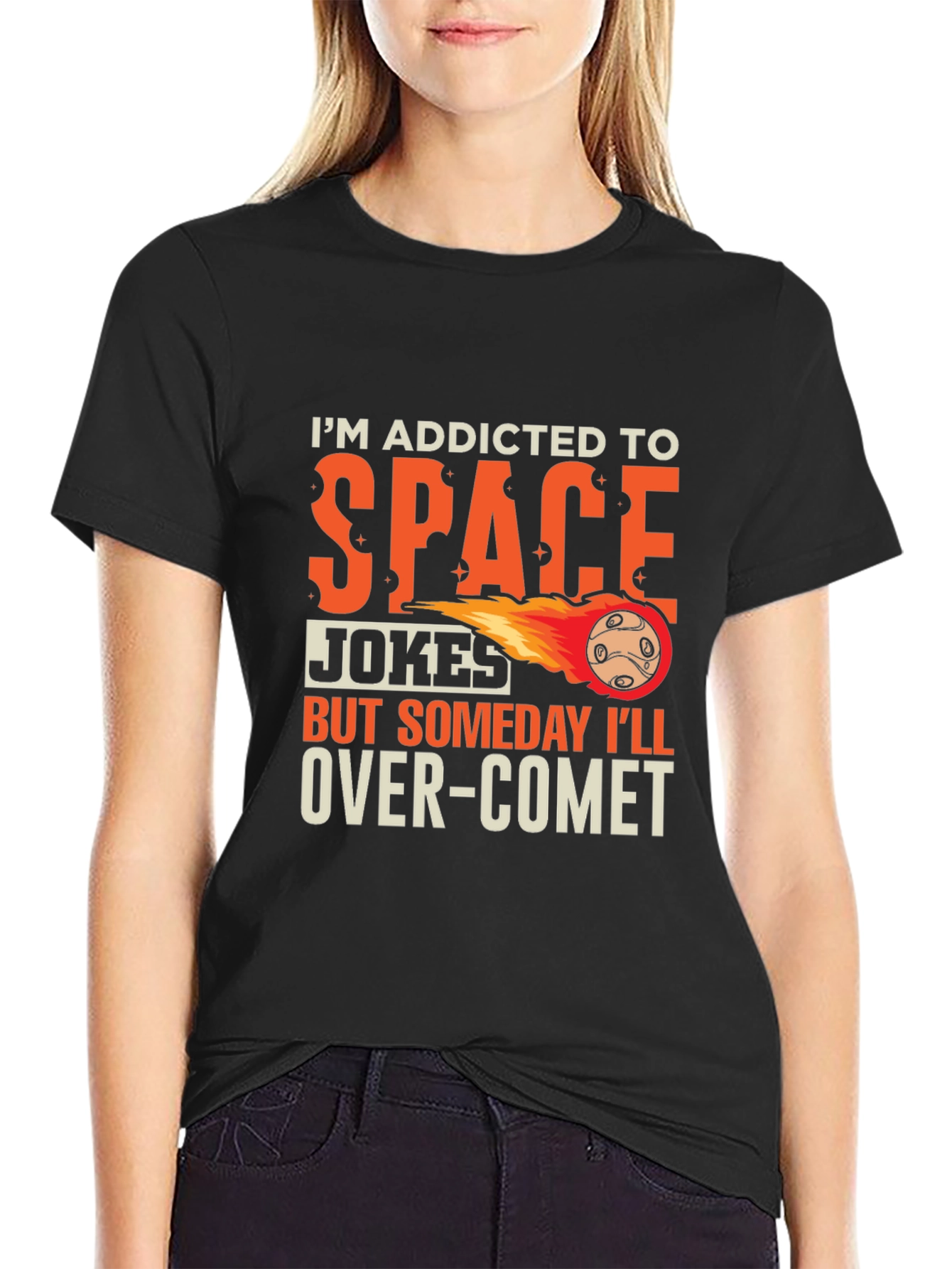 Addicted To Space Jokes T-Shirt