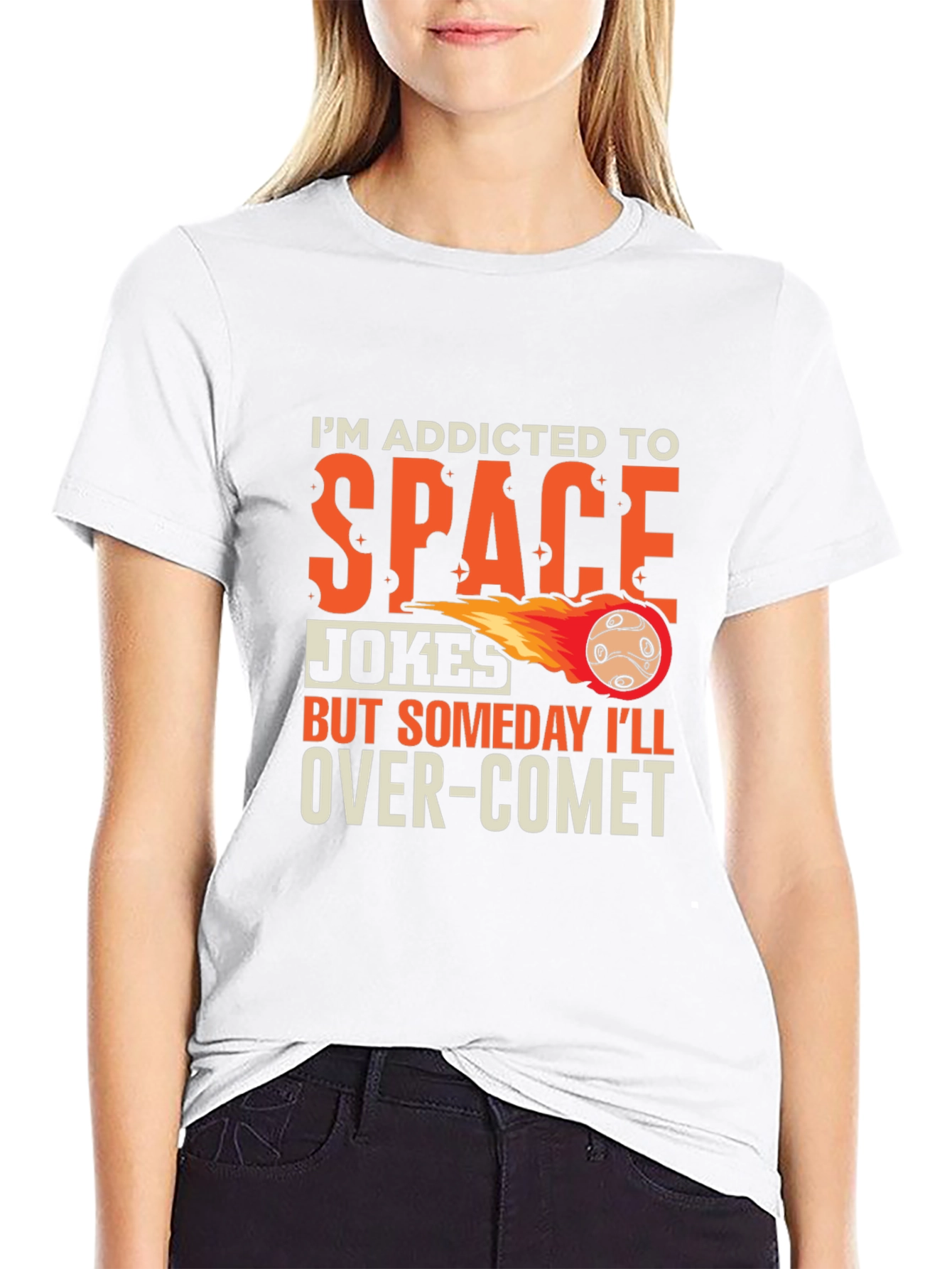 Addicted To Space Jokes T-Shirt
