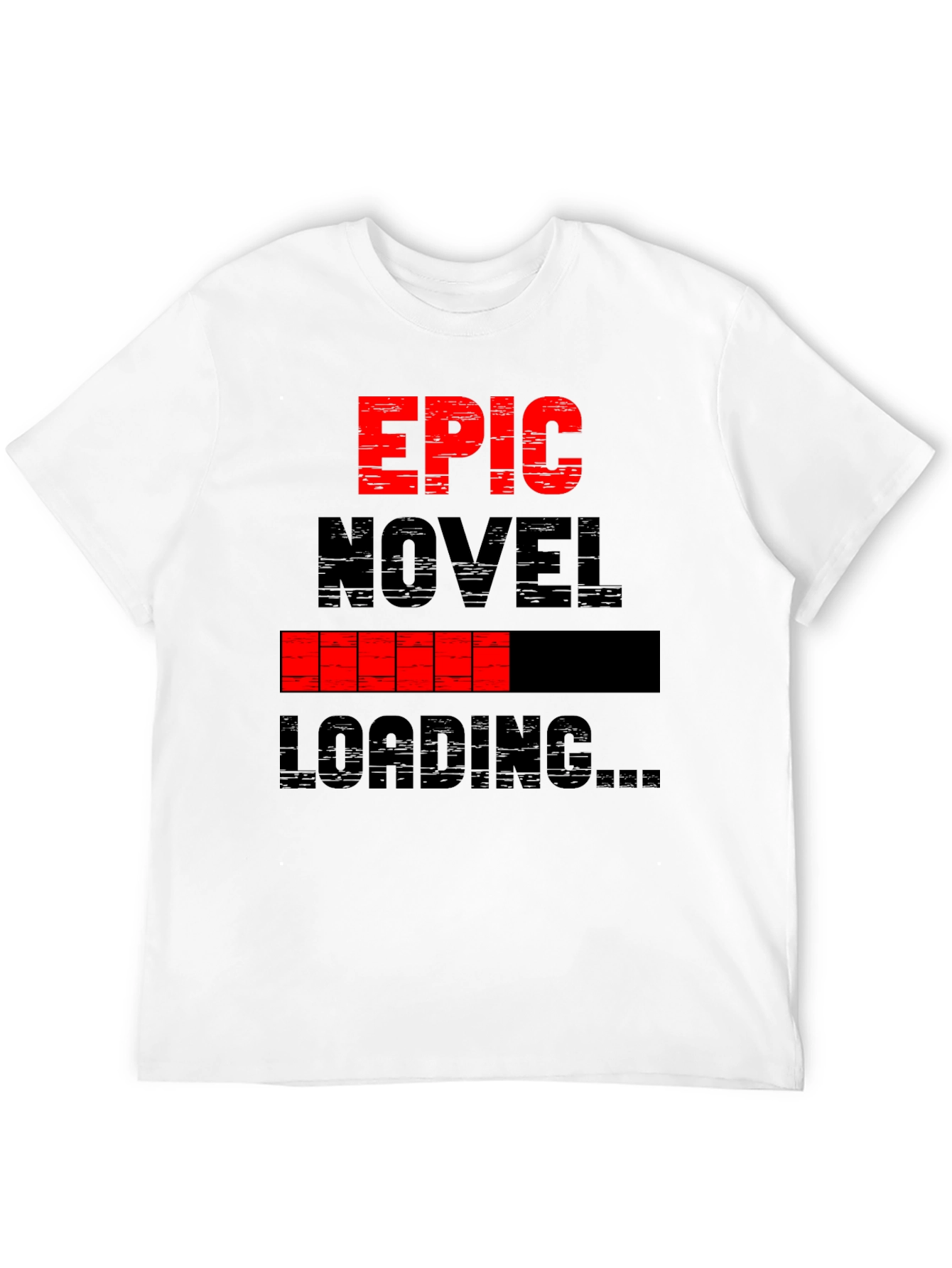 Epic Novel Loading T-Shirt - Black Graphic Tee