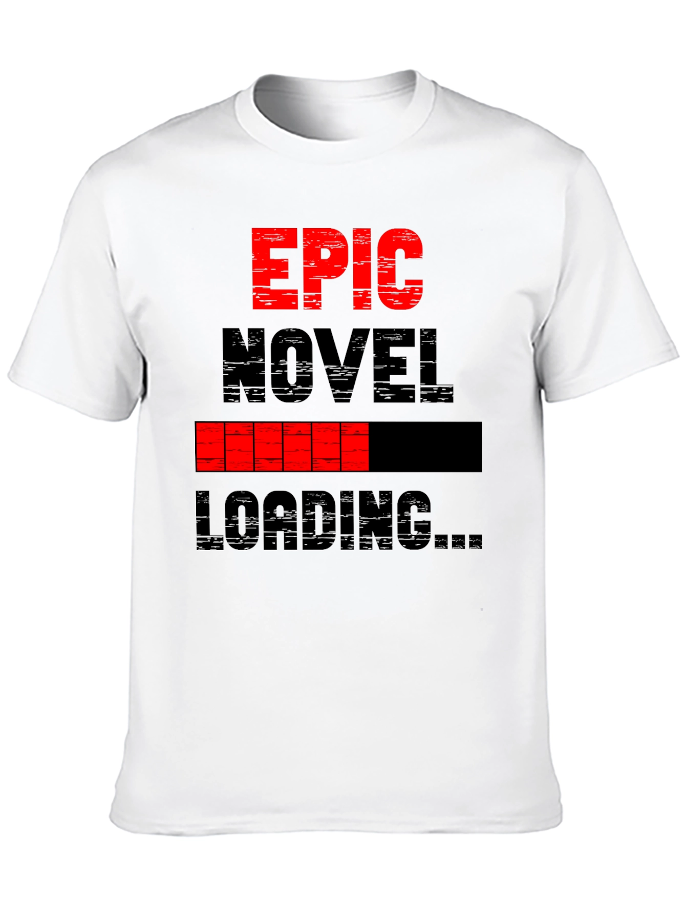 Epic Novel Loading T-Shirt - Black Graphic Tee