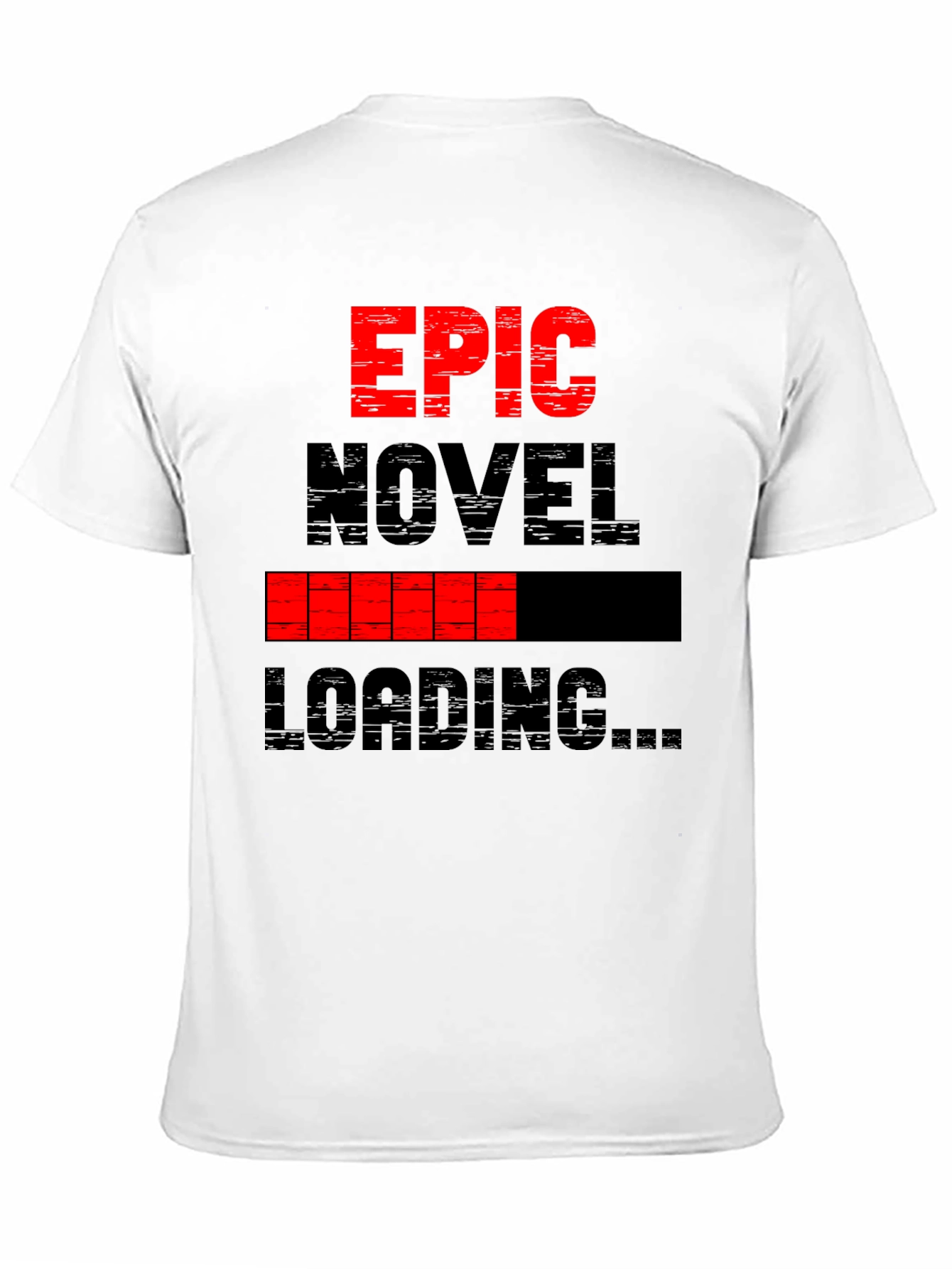 Epic Novel Loading T-Shirt - Black Graphic Tee