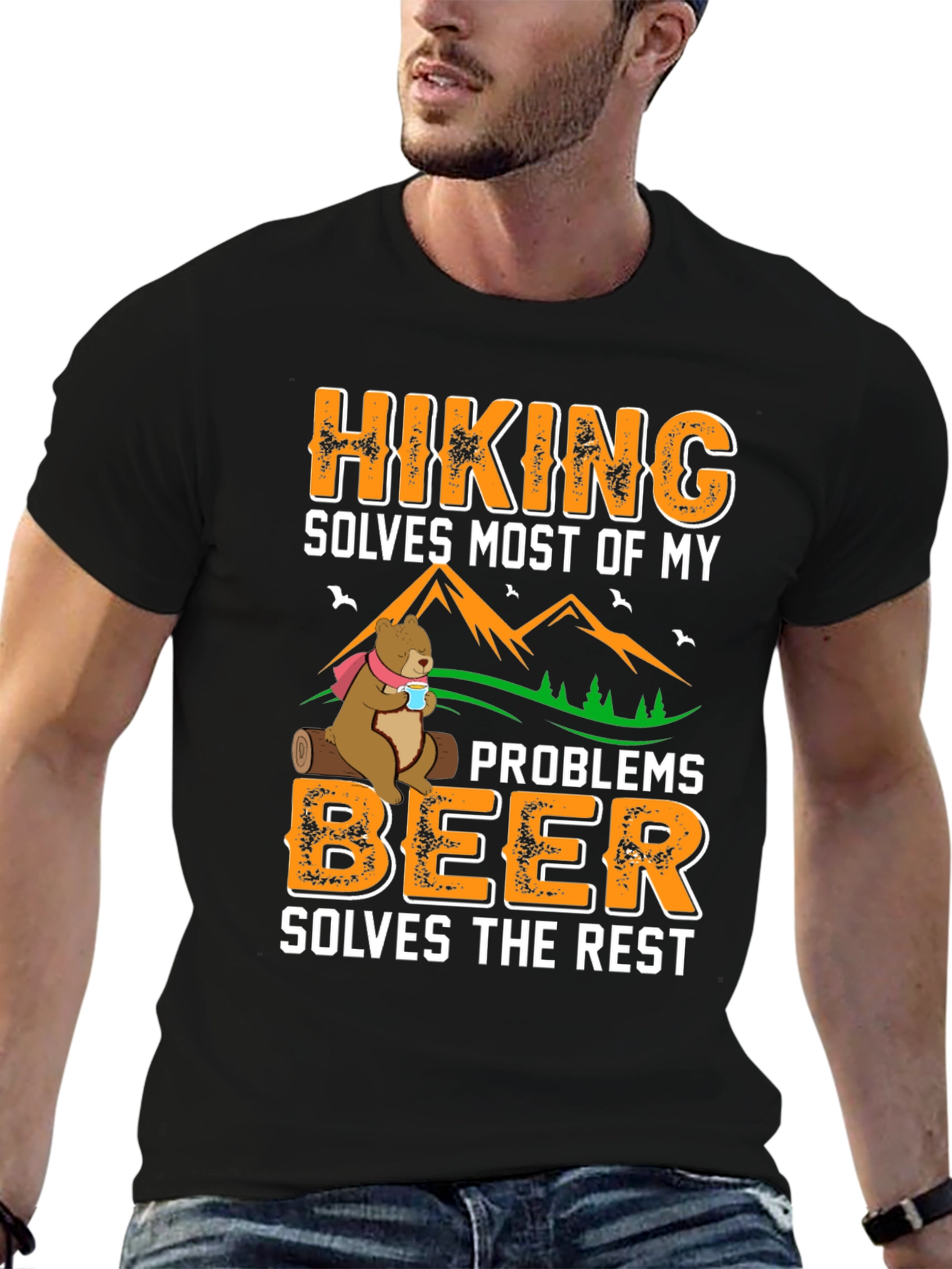 Hiking & Beer T-Shirt - Problems Solved