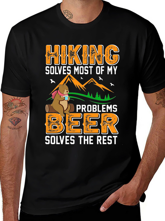 Hiking & Beer T-Shirt - Problems Solved
