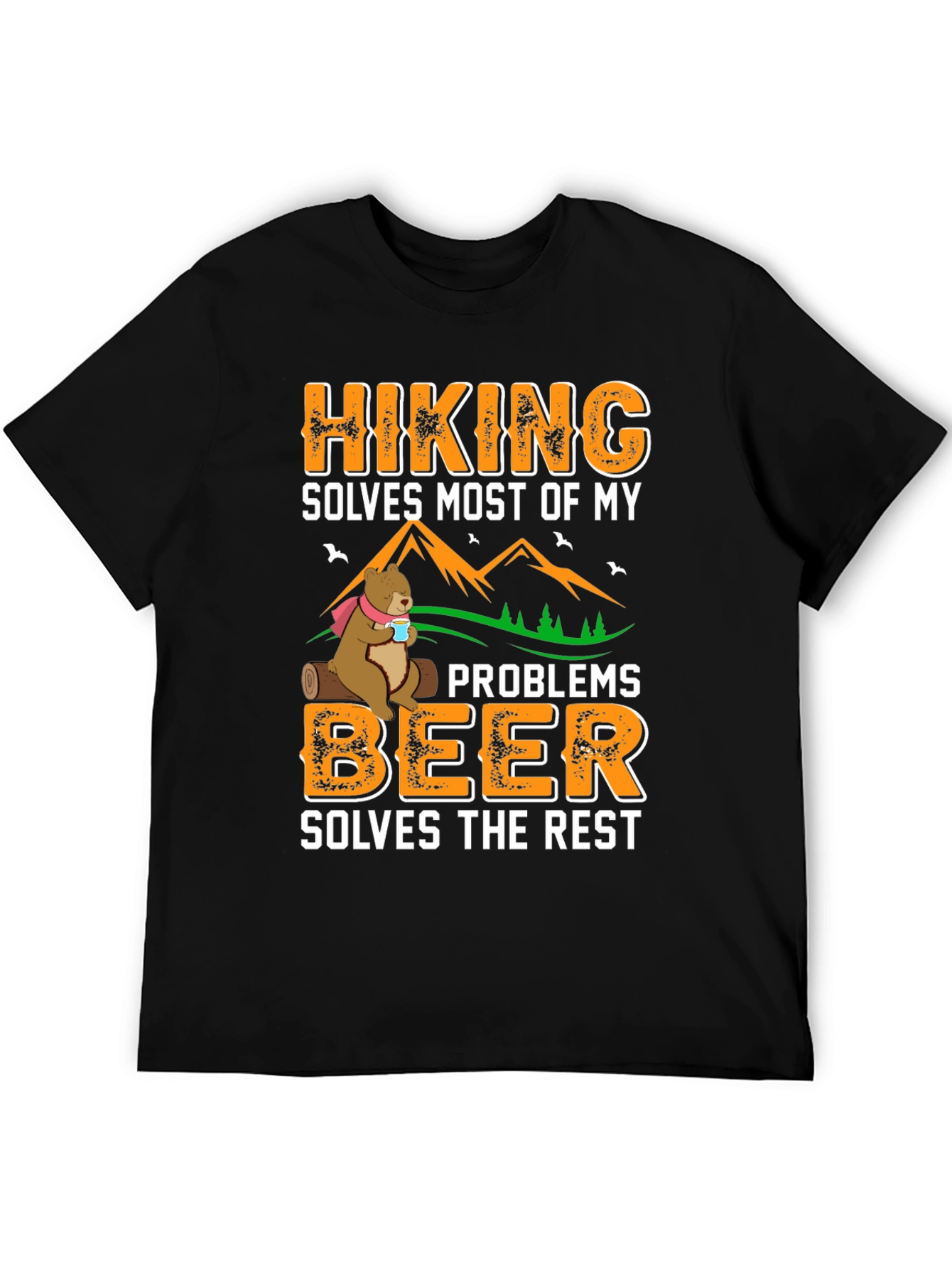 Hiking & Beer T-Shirt - Problems Solved