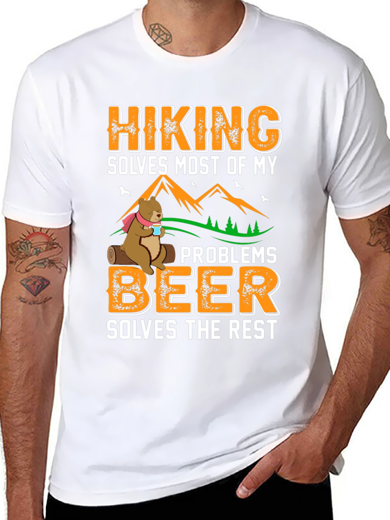 Hiking & Beer T-Shirt - Problems Solved