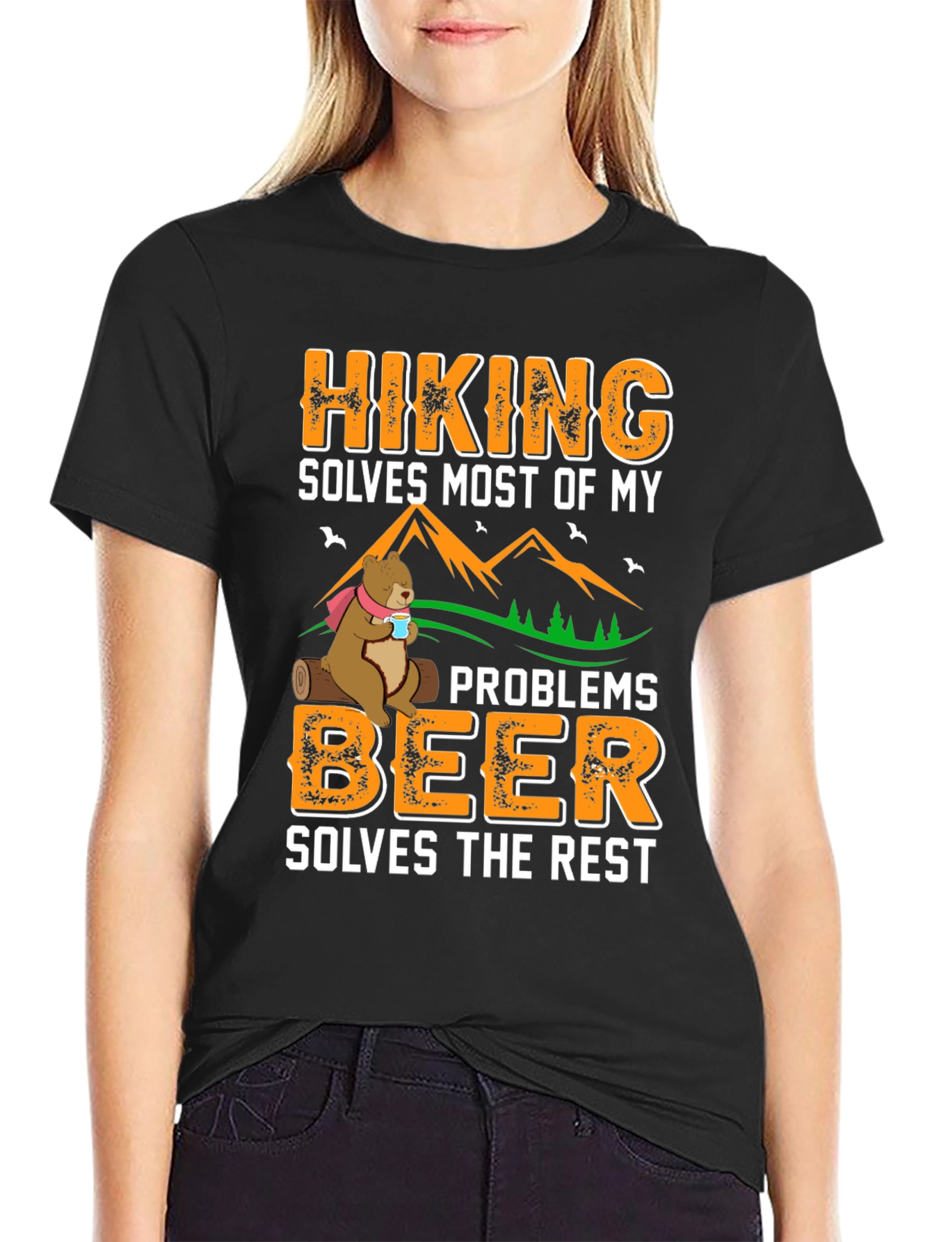 Hiking & Beer T-Shirt - Problems Solved