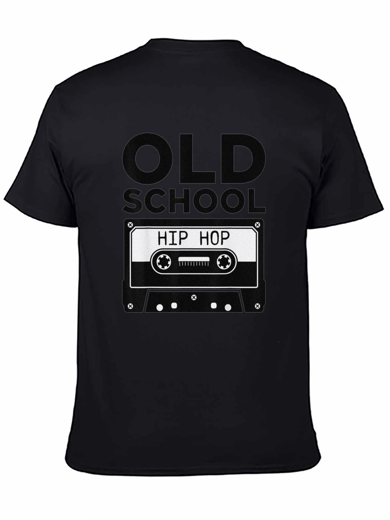 Old School Hip Hop Cassette Tape Graphic T-Shirt