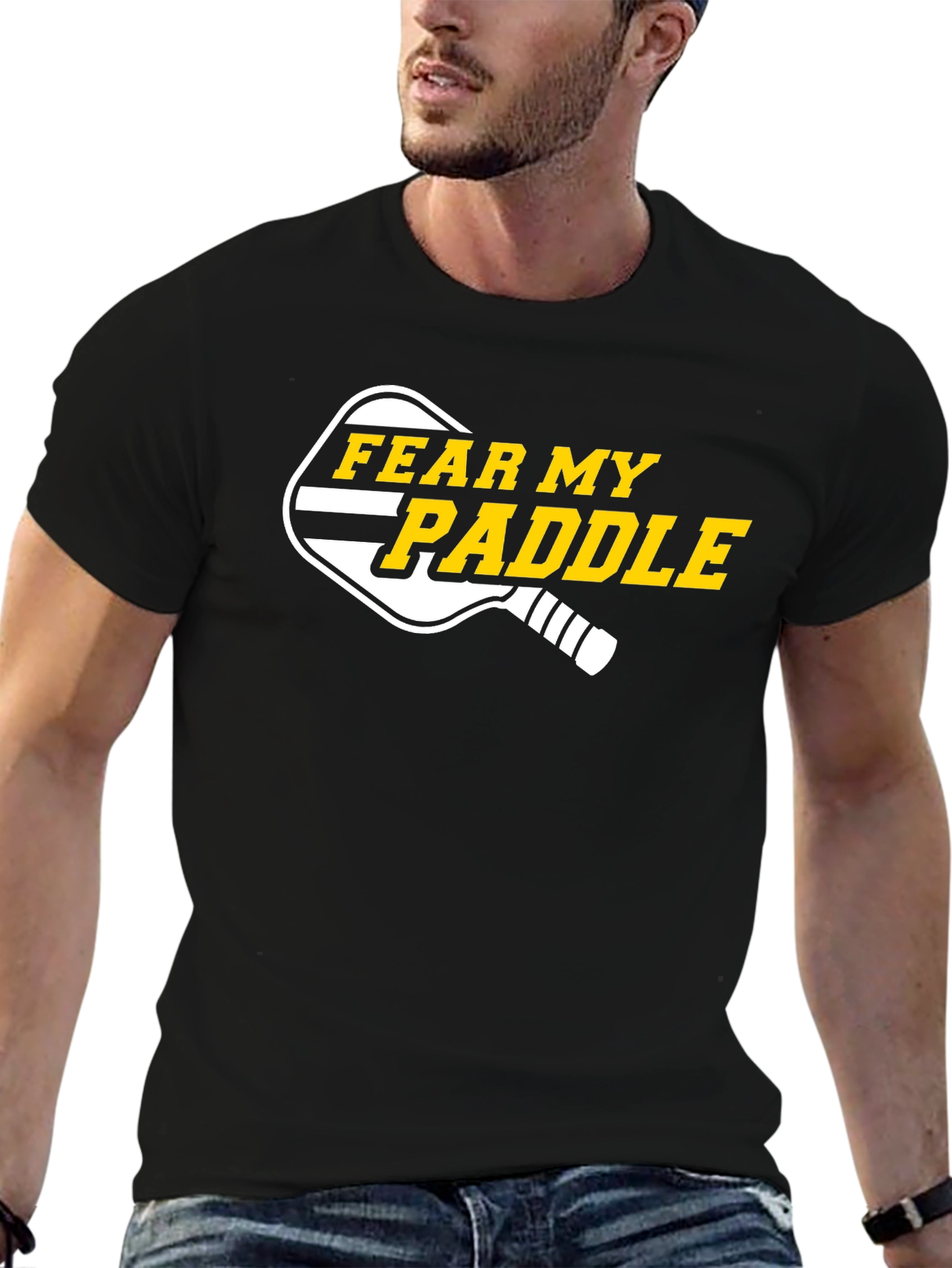 Fear My Paddle T-Shirt - Pickleball Apparel