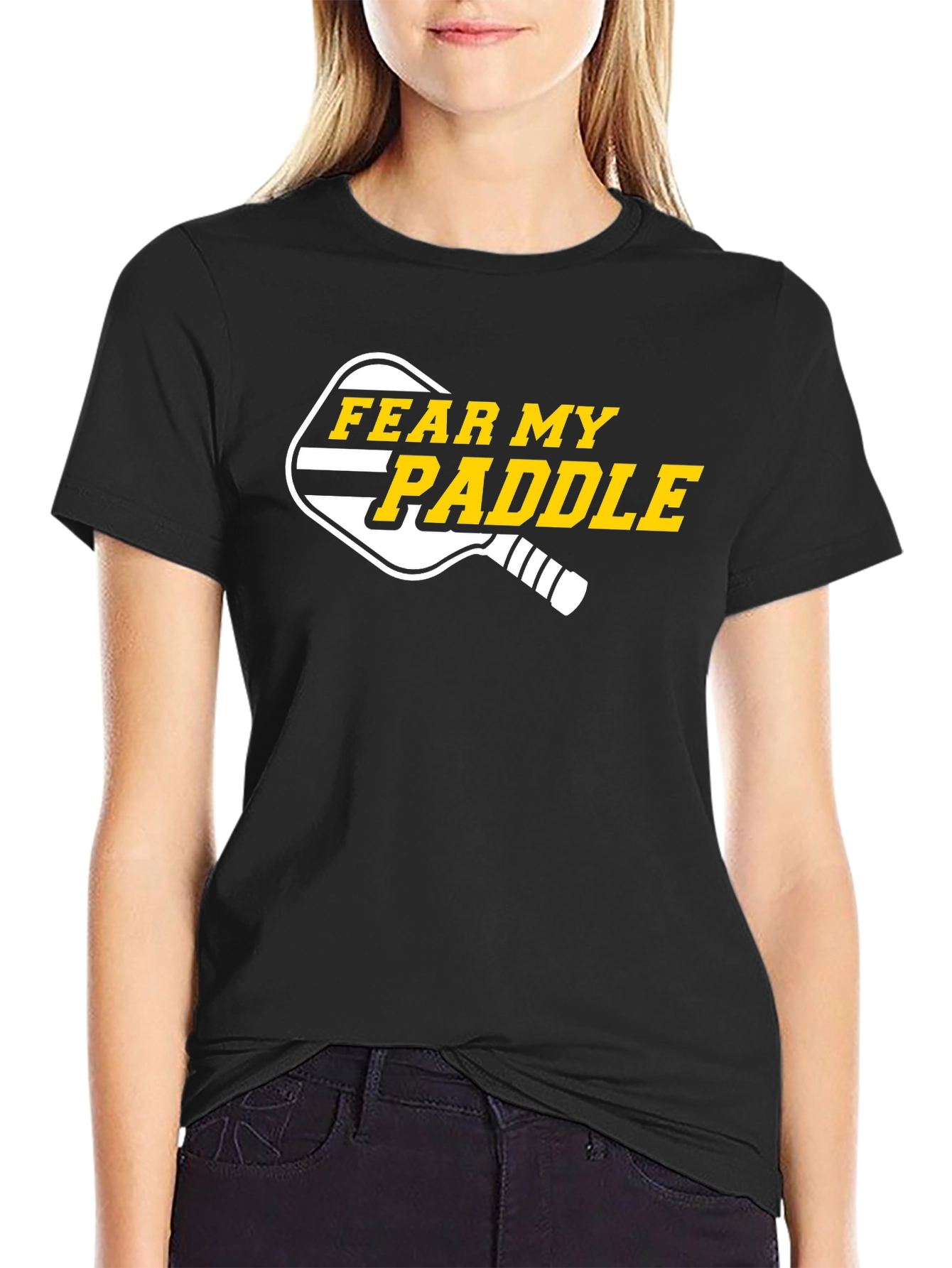 Fear My Paddle T-Shirt - Pickleball Apparel