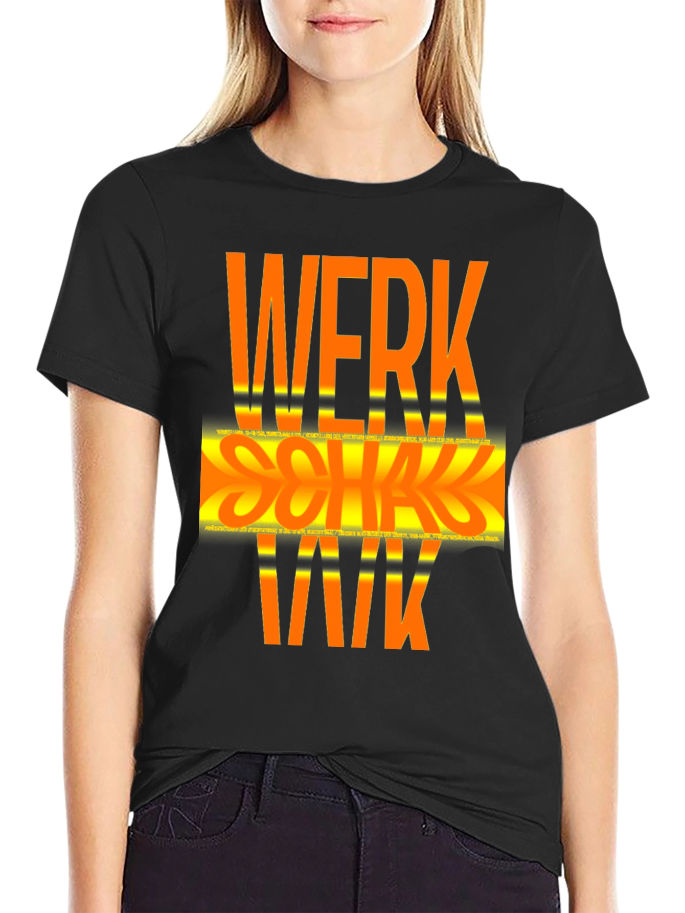 Werk Sqwad Reflective Black T-Shirt