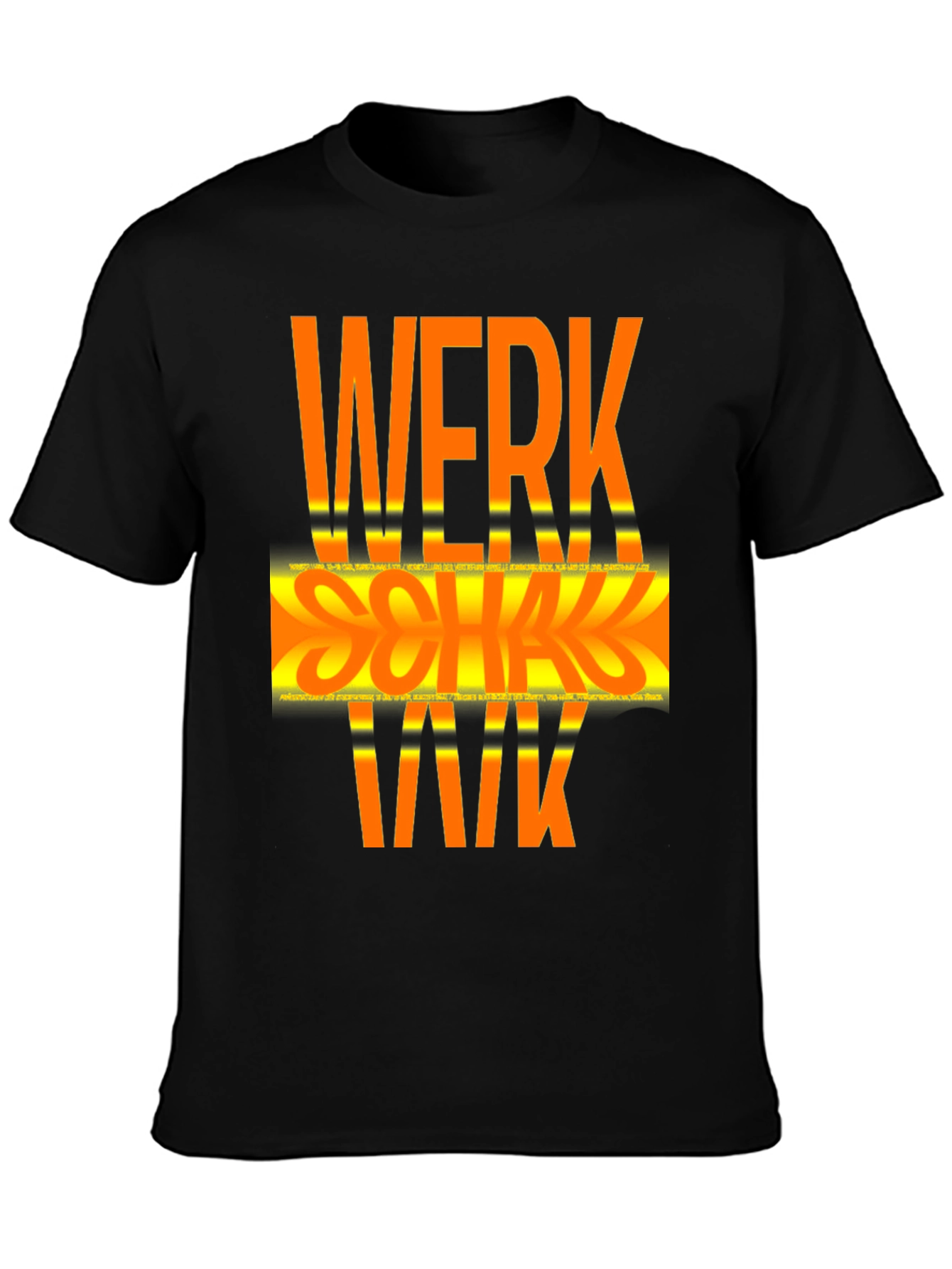 Werk Sqwad Reflective Black T-Shirt