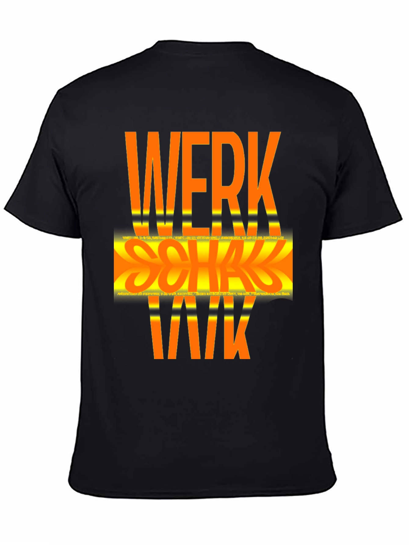 Werk Sqwad Reflective Black T-Shirt
