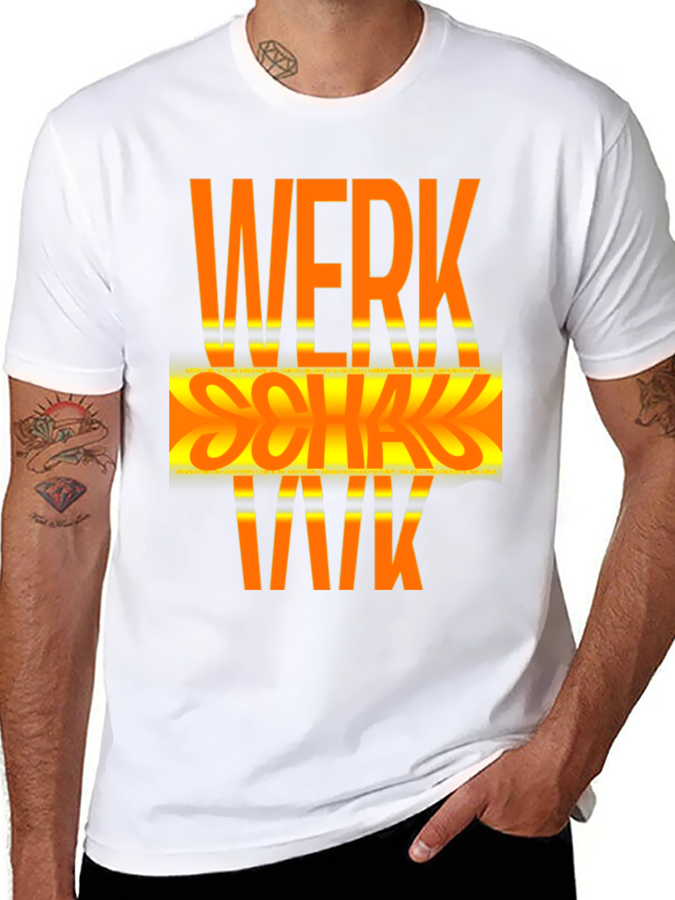 Werk Sqwad Reflective Black T-Shirt