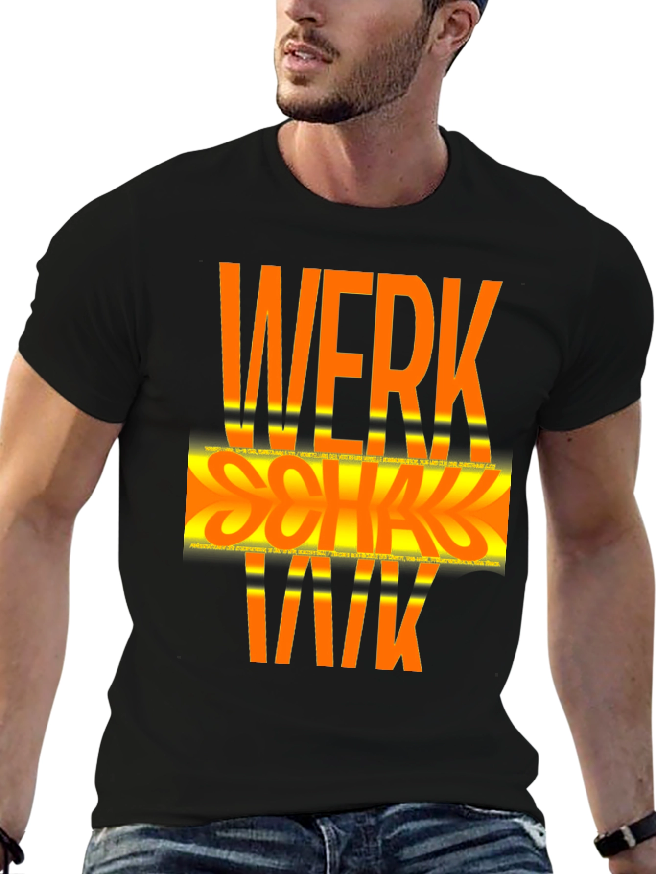 Werk Sqwad Reflective Black T-Shirt