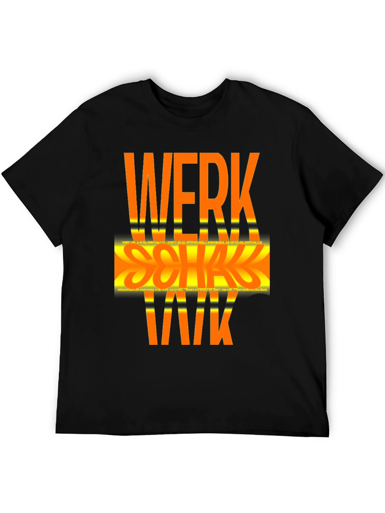 Werk Sqwad Reflective Black T-Shirt