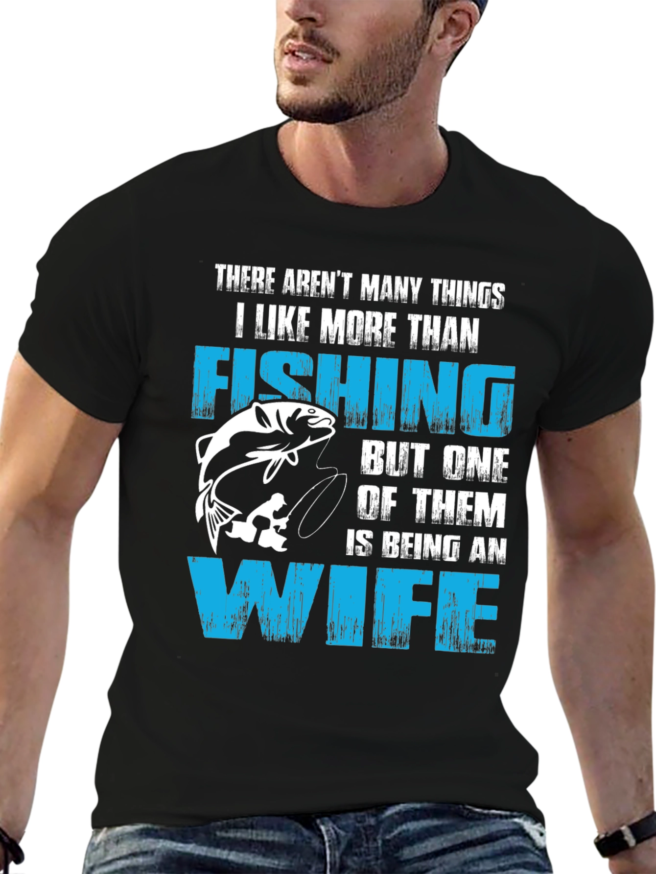 Fishing Wife T-Shirt Funny Gift For Fisherman
