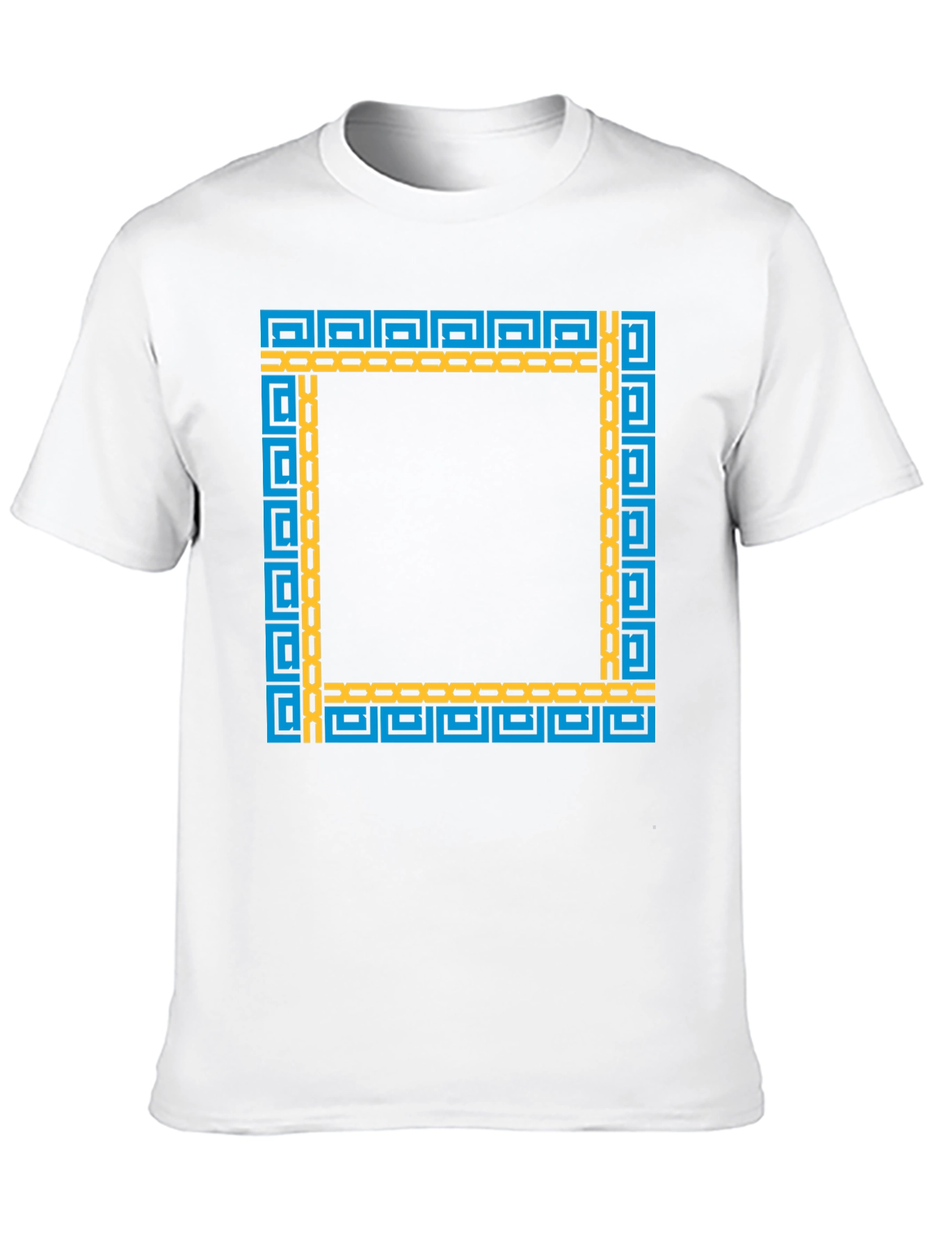 Geometric Frame Black T-Shirt