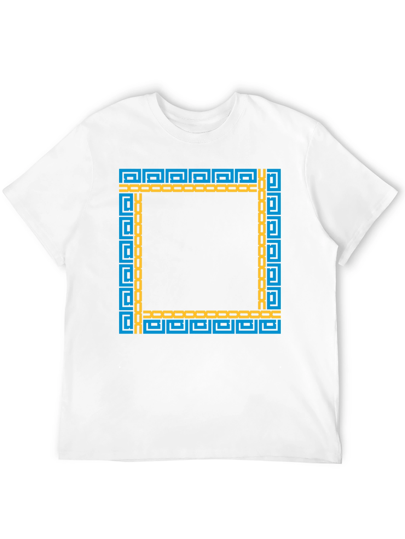 Geometric Frame Black T-Shirt