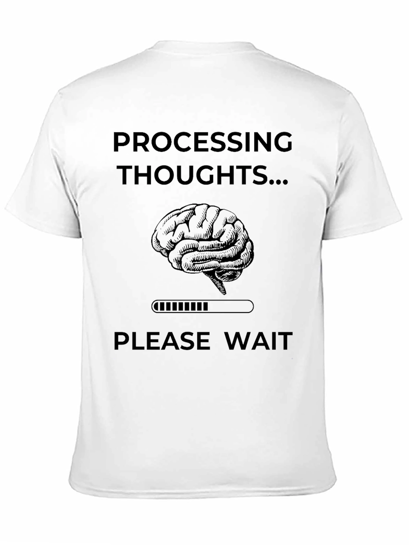 Processing Thoughts Funny Brain T-Shirt