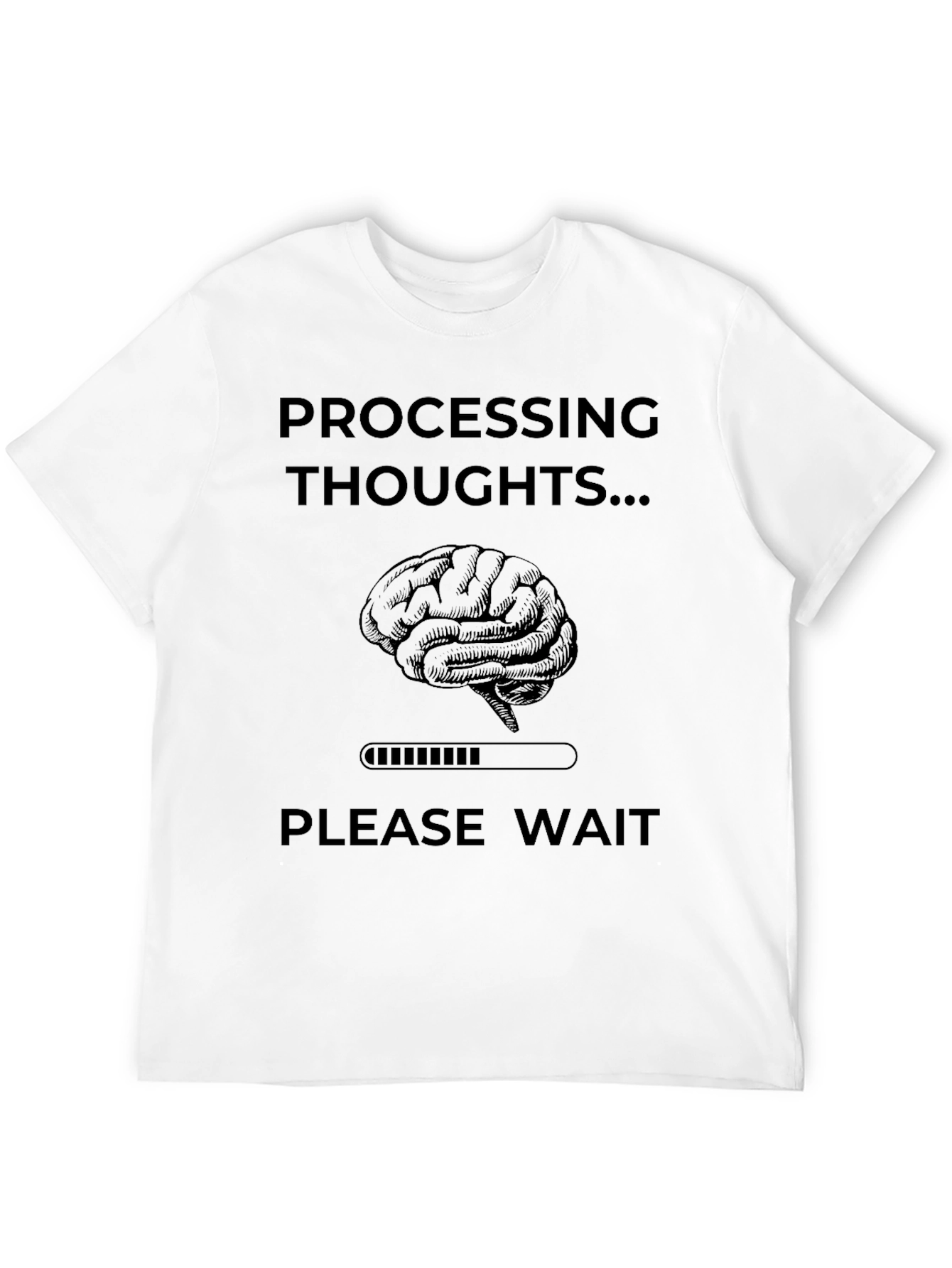 Processing Thoughts Funny Brain T-Shirt