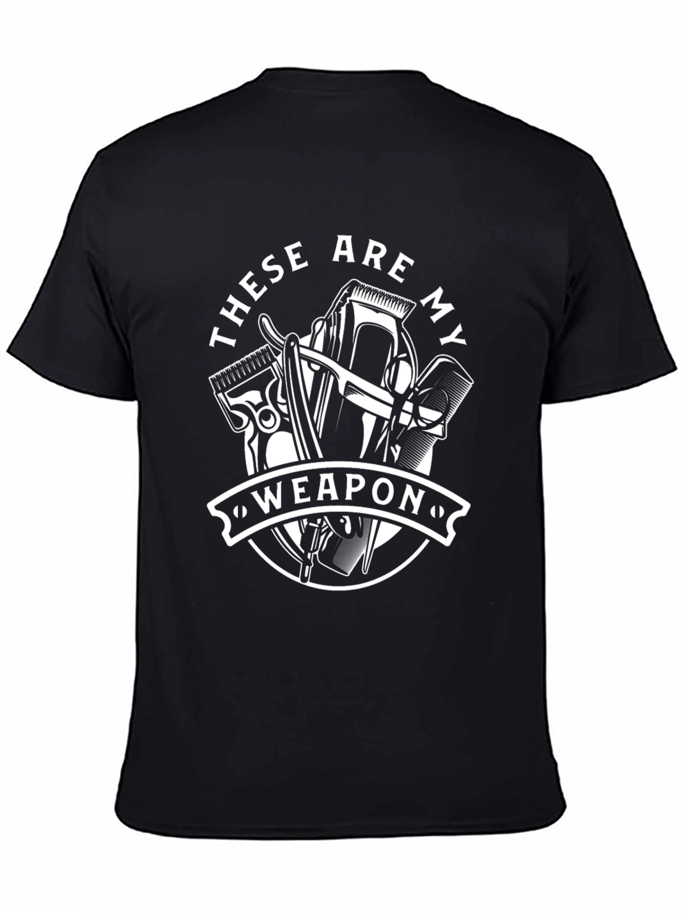 Barbers Weapon Graphic T-Shirt
