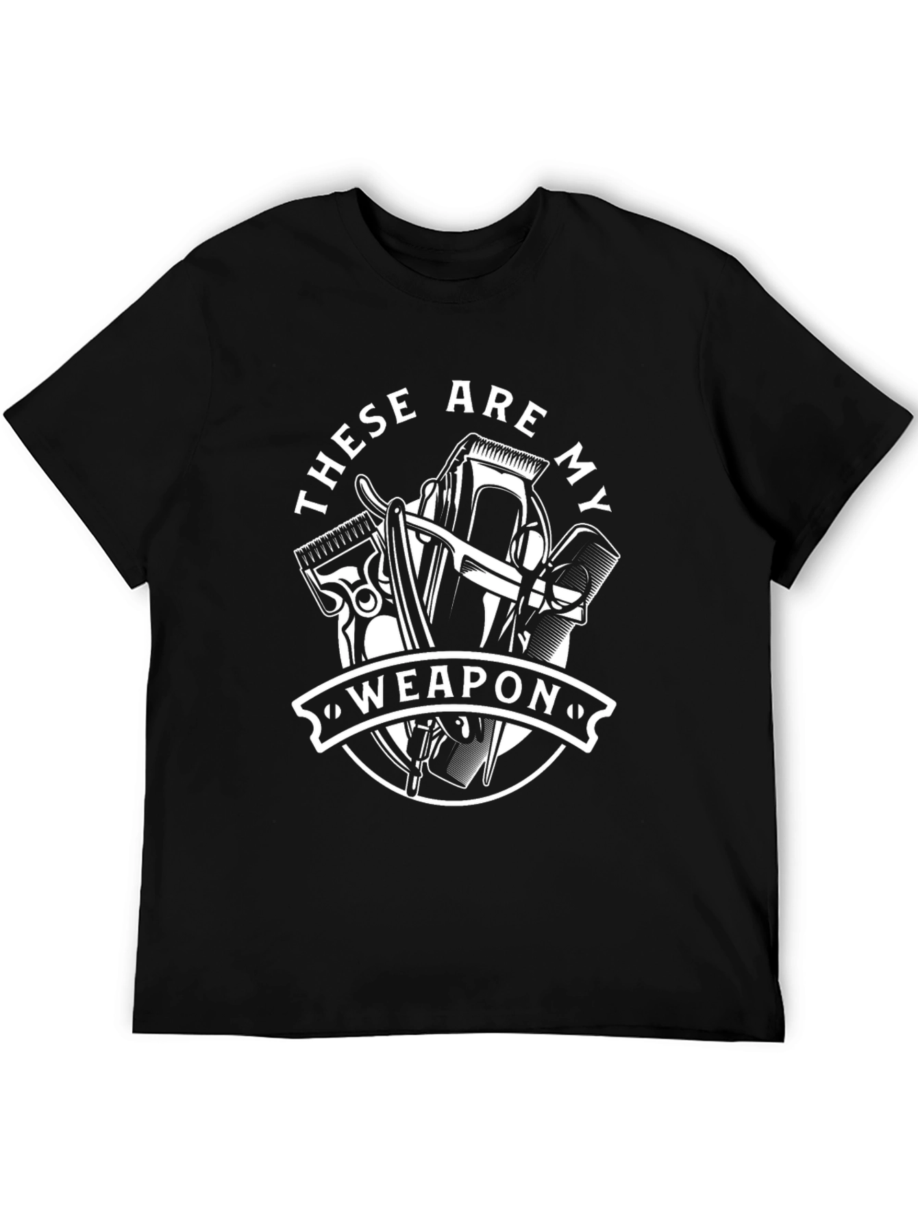 Barbers Weapon Graphic T-Shirt