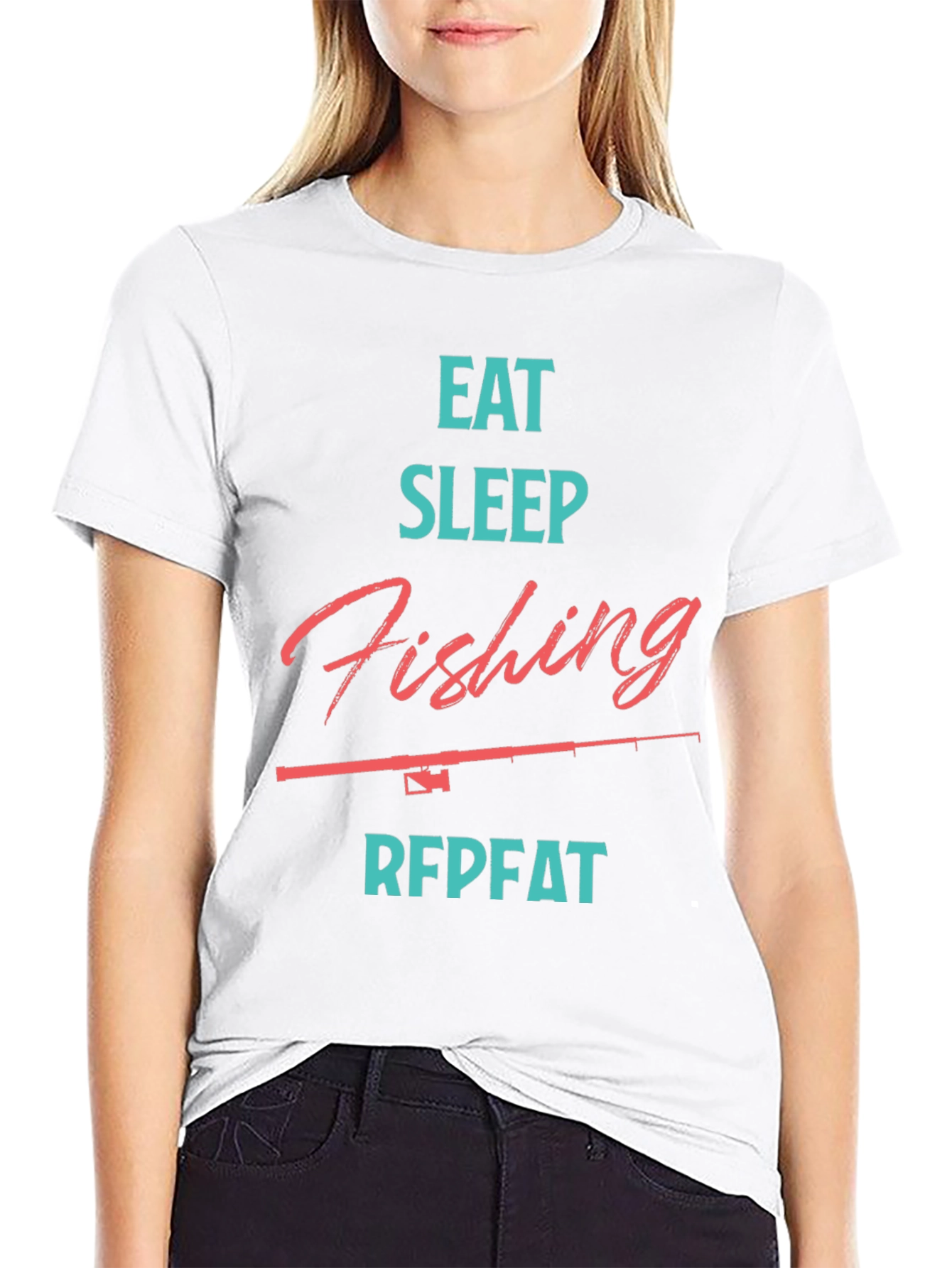 Eat Sleep Fishing Repeat T-Shirt
