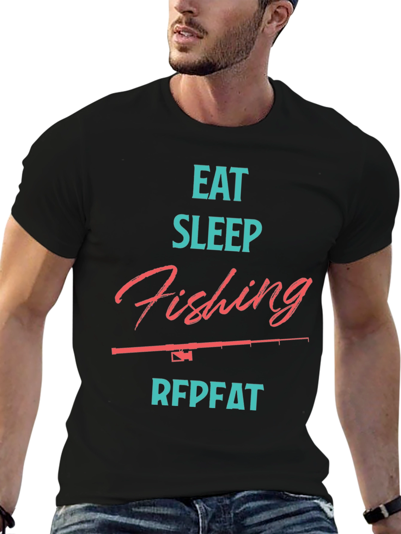 Eat Sleep Fishing Repeat T-Shirt