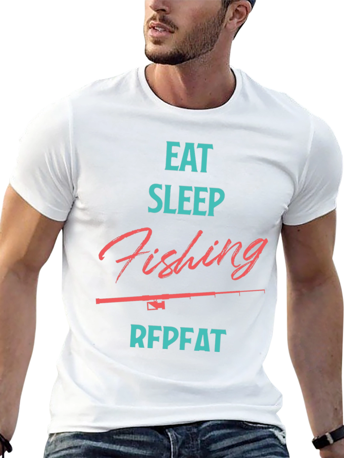 Eat Sleep Fishing Repeat T-Shirt