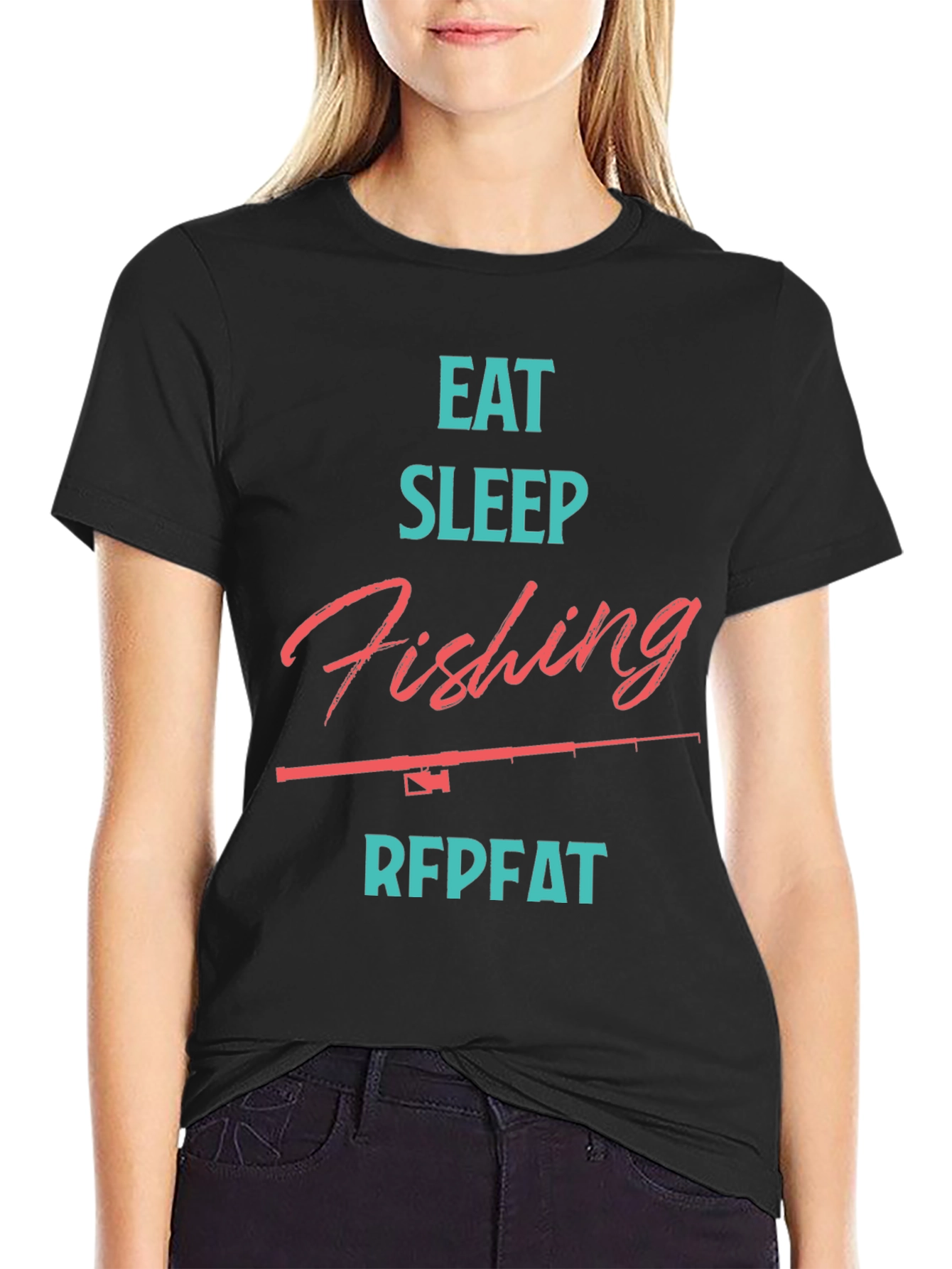 Eat Sleep Fishing Repeat T-Shirt