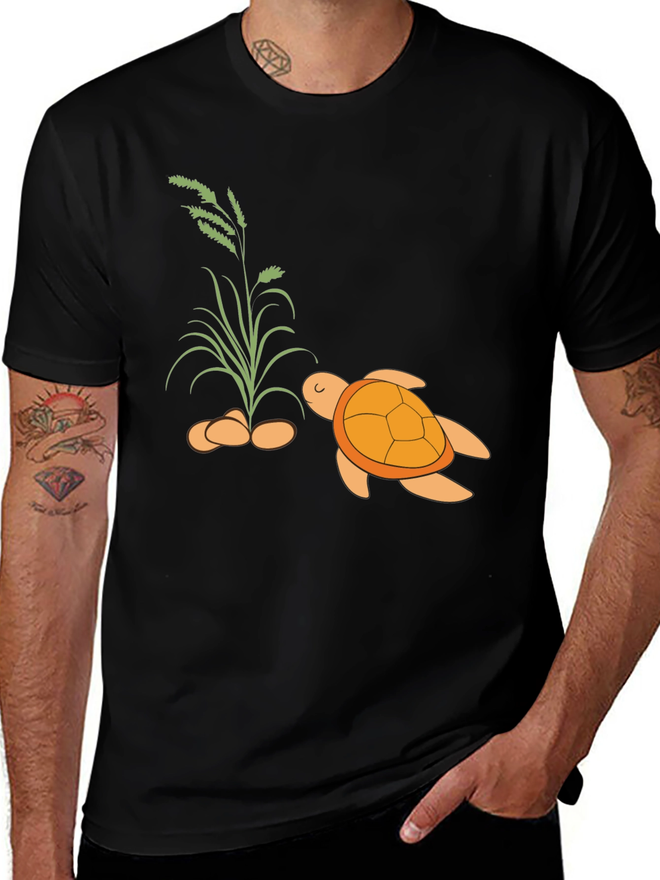 Turtle Graphic Tee - Unique Design