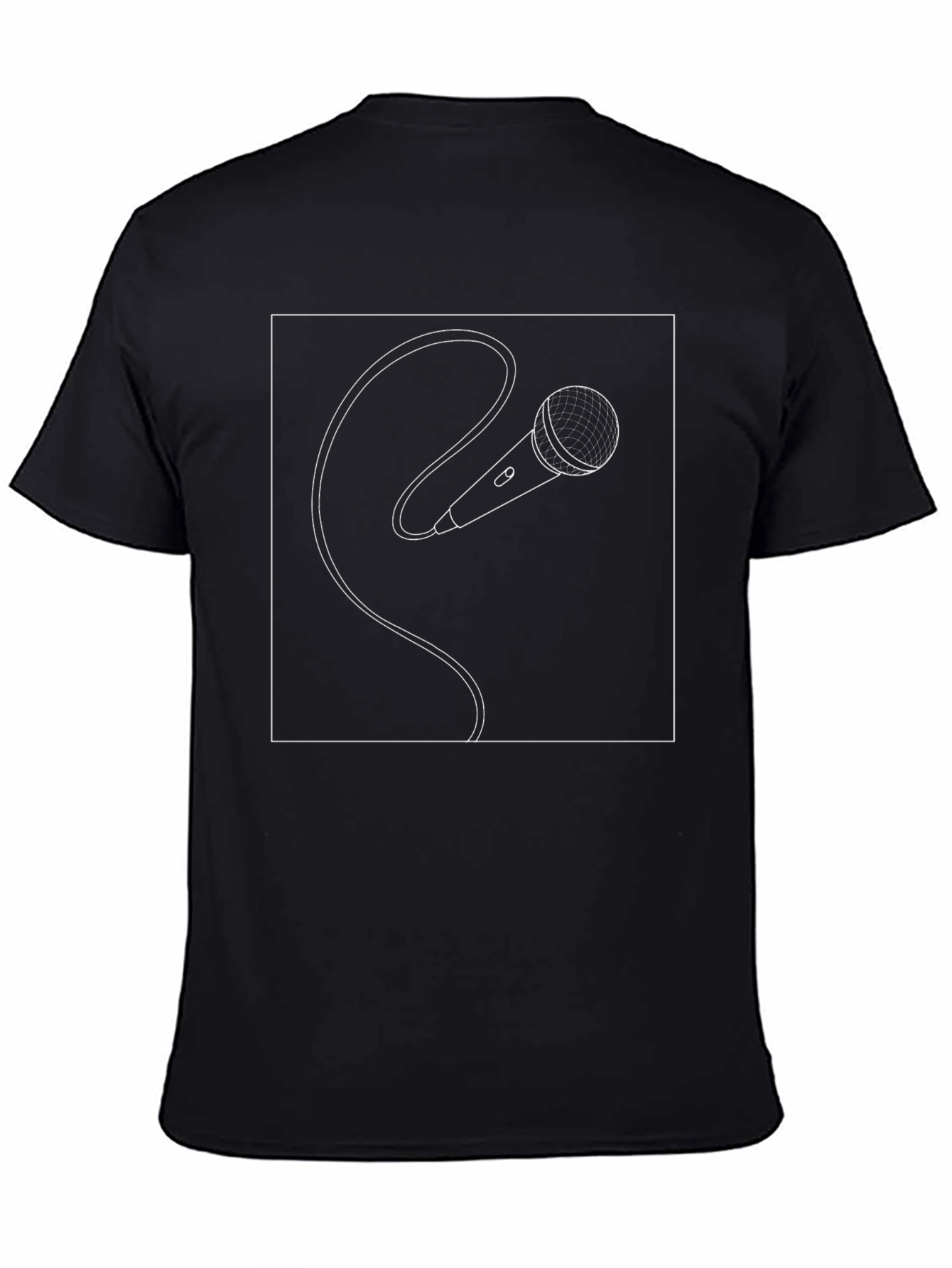 Microphone Graphic Tee - Stylish Music Lover Shirt