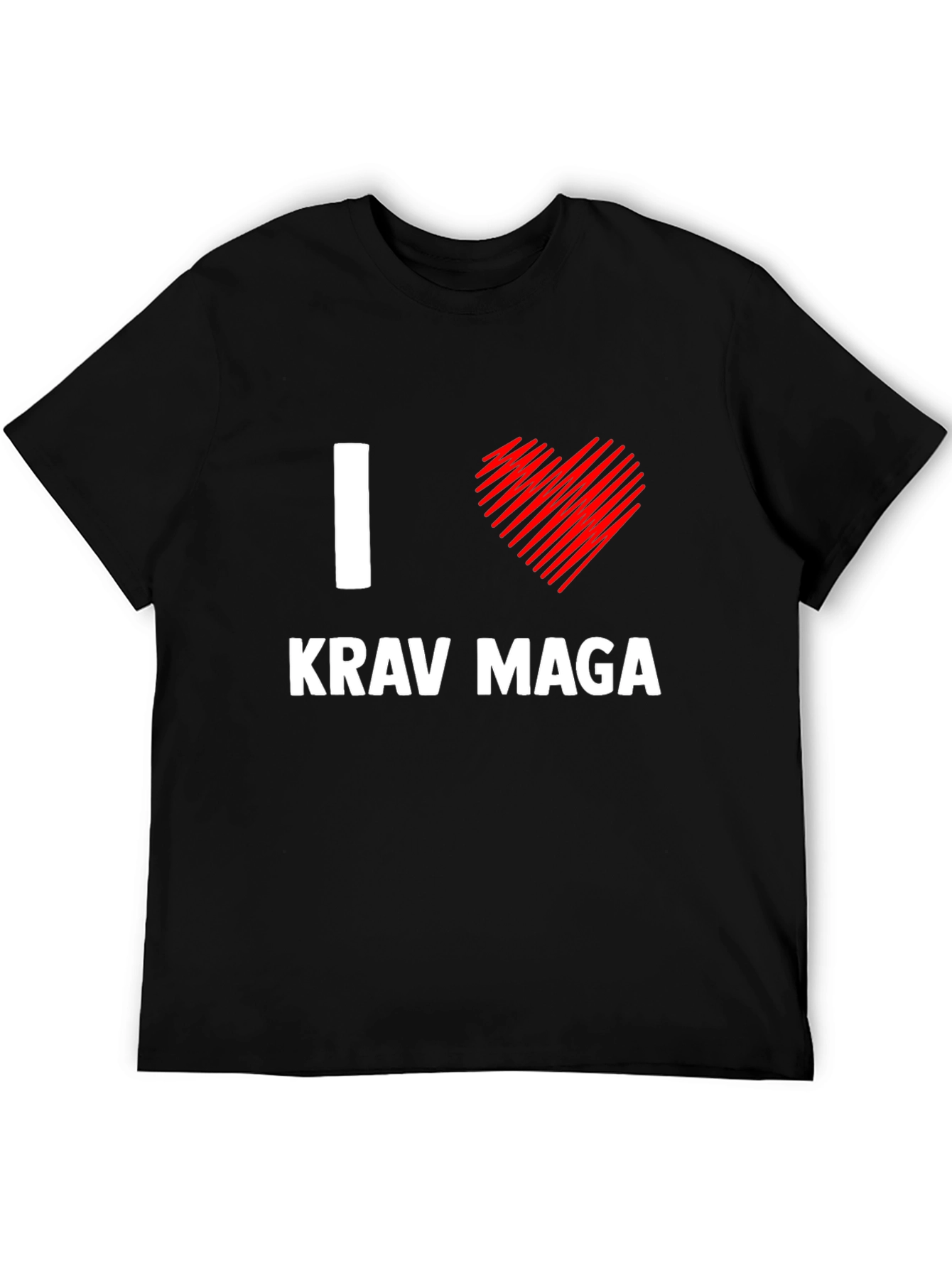 I Heart Krav Maga Black T-Shirt