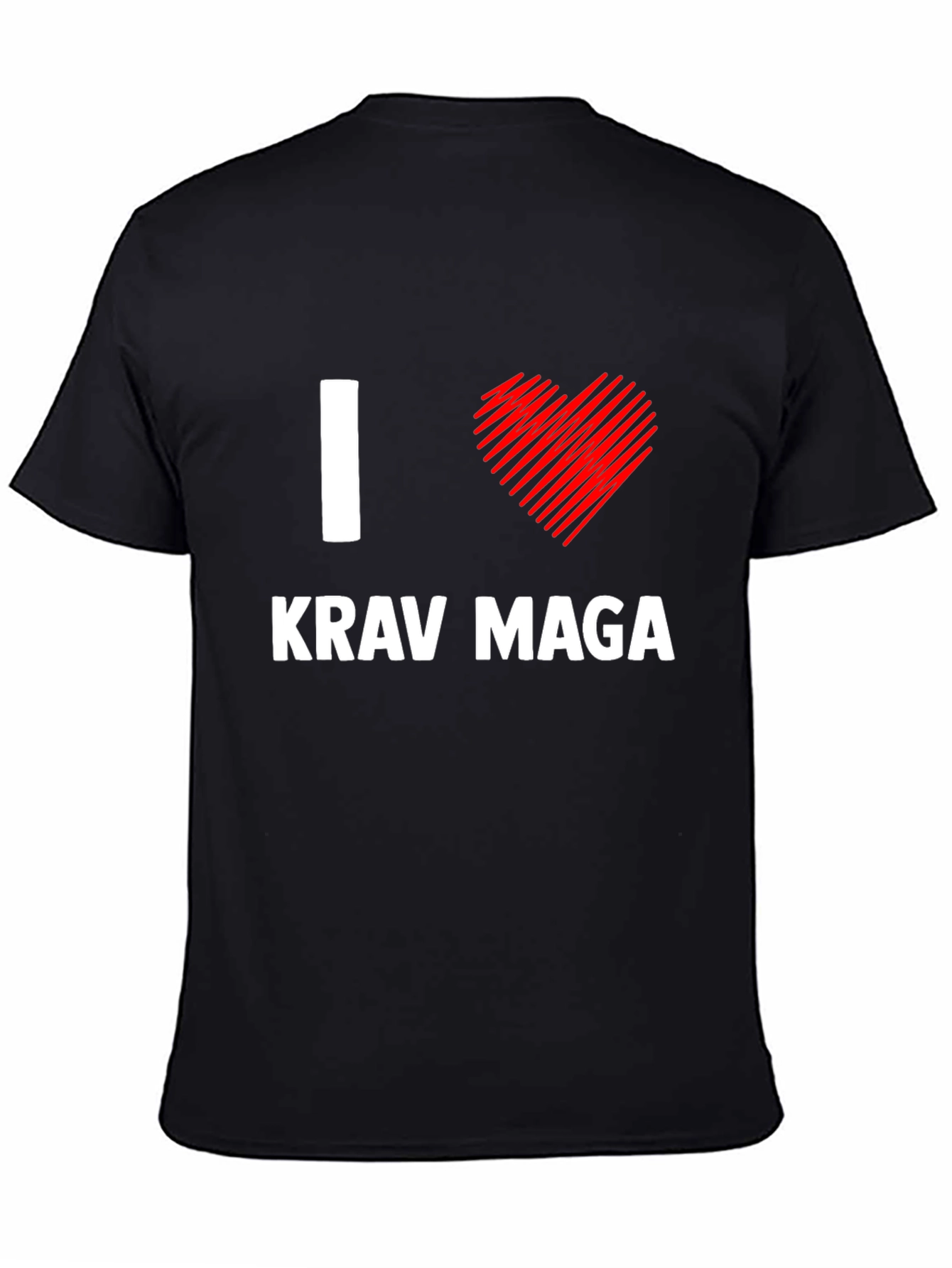 I Heart Krav Maga Black T-Shirt