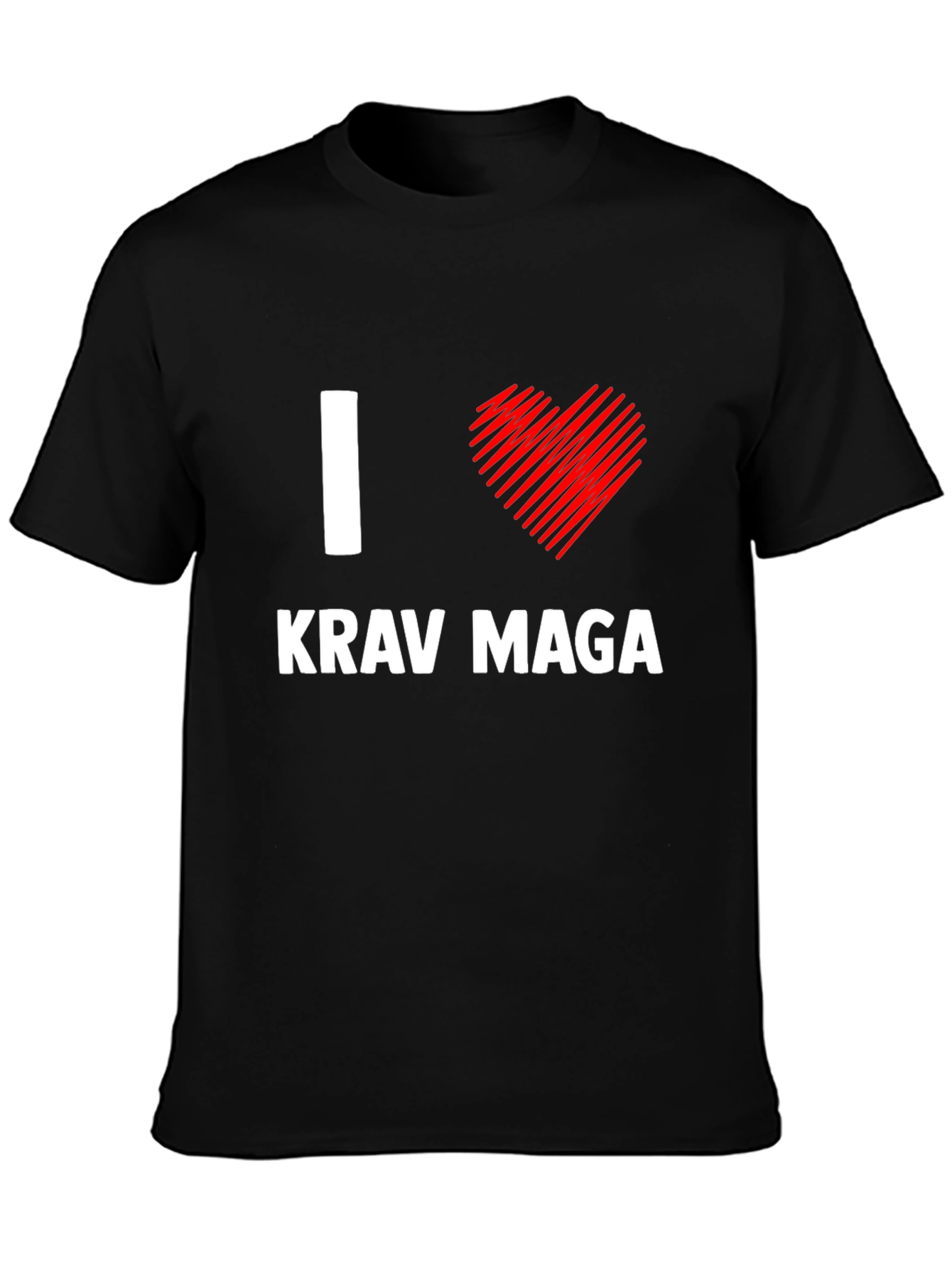 I Heart Krav Maga Black T-Shirt