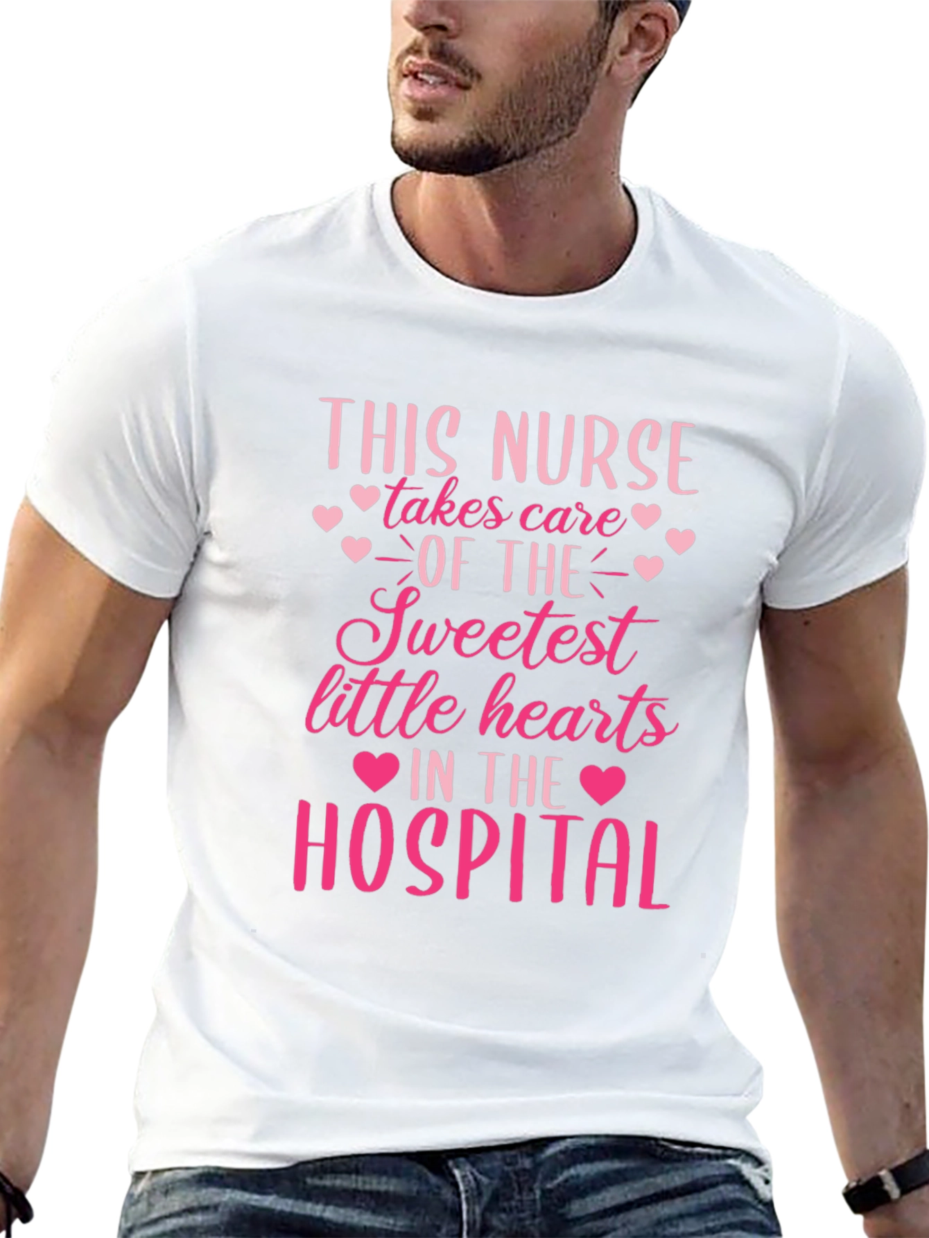 Sweetest Hearts Nurse Graphic Tee