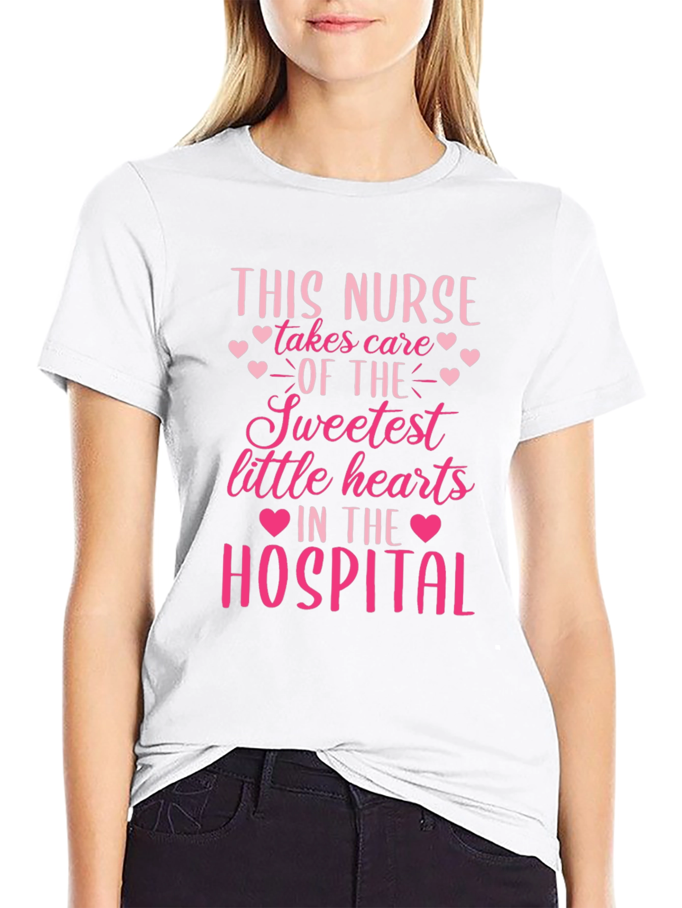 Sweetest Hearts Nurse Graphic Tee