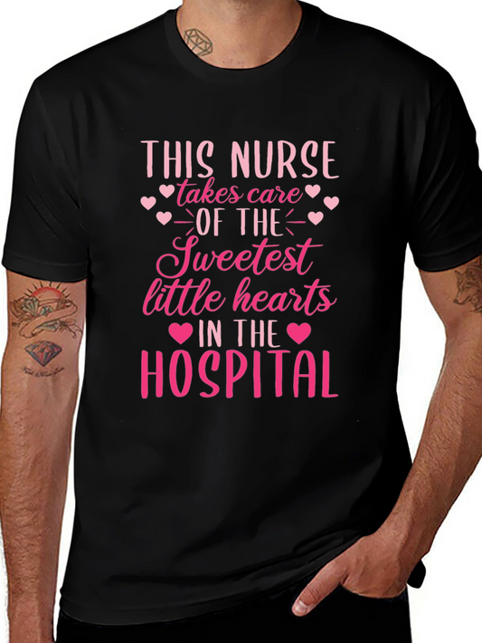 Sweetest Hearts Nurse Graphic Tee