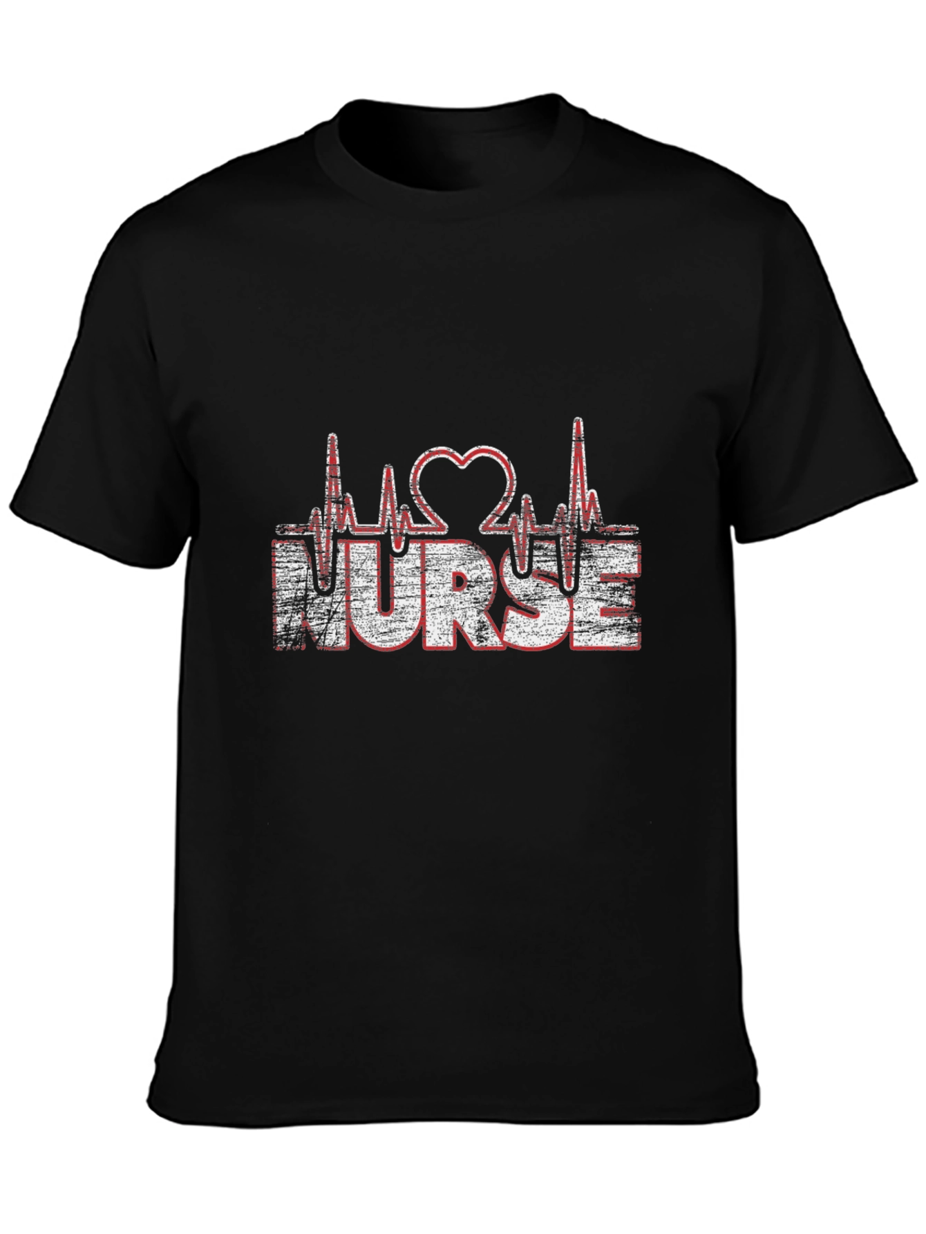 Nurse Heartbeat T-Shirt - Stylish Medical Professional Apparel