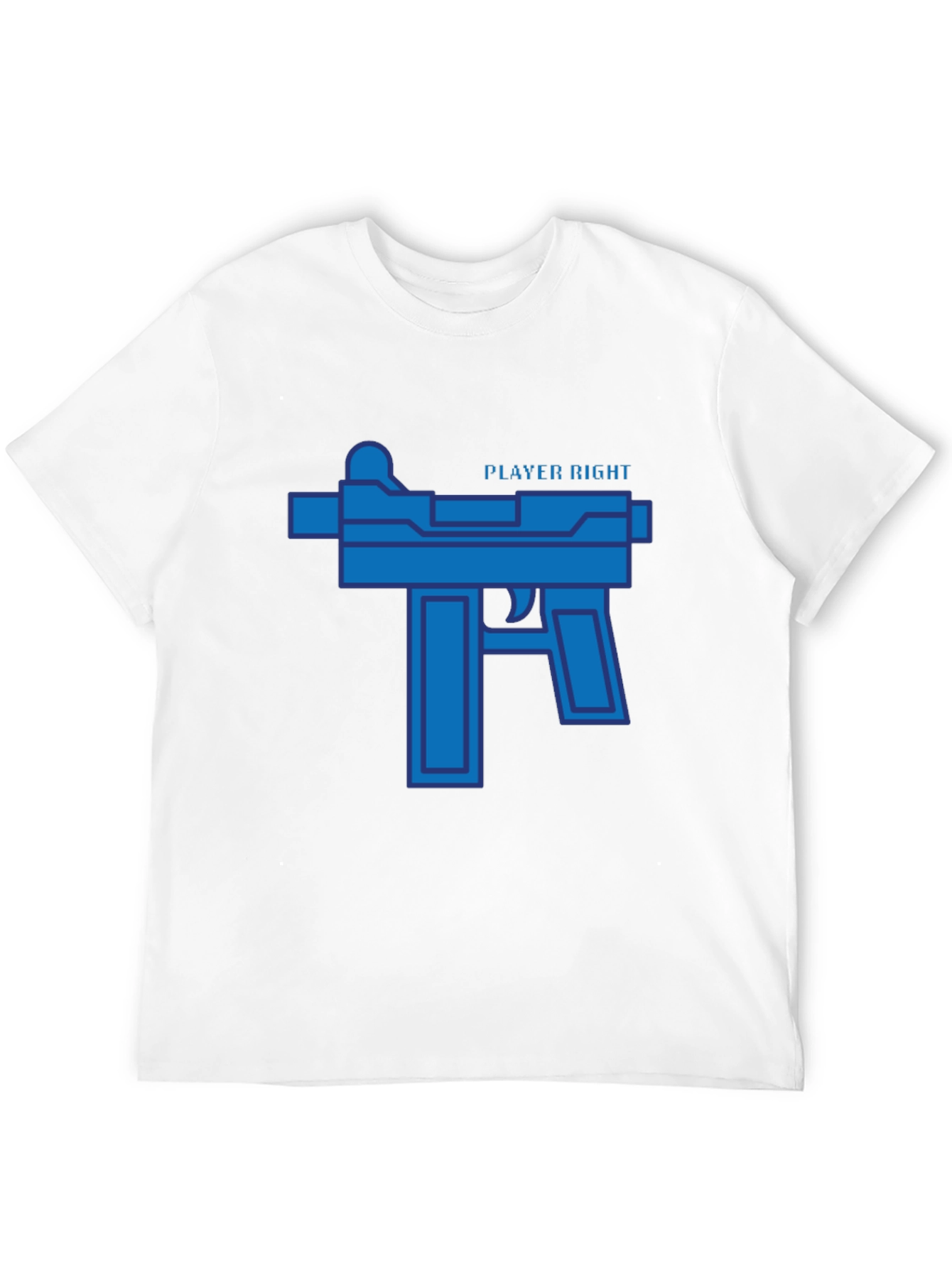 Player Right Graphic Tee - Black Cotton T-Shirt