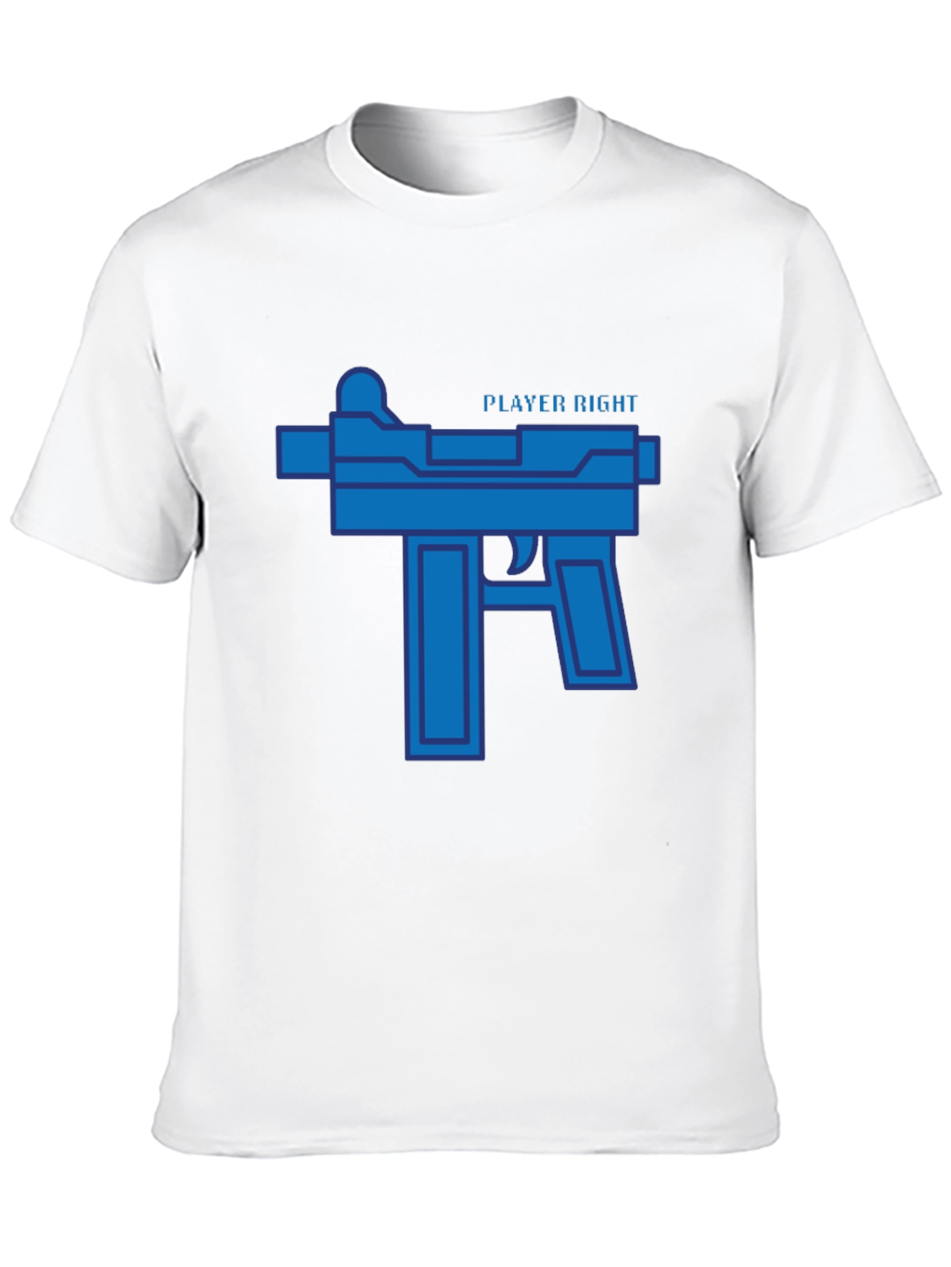 Player Right Graphic Tee - Black Cotton T-Shirt