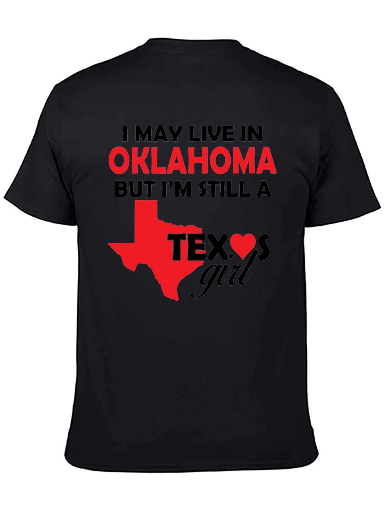 Oklahoma Girl Texas Heart T-Shirt