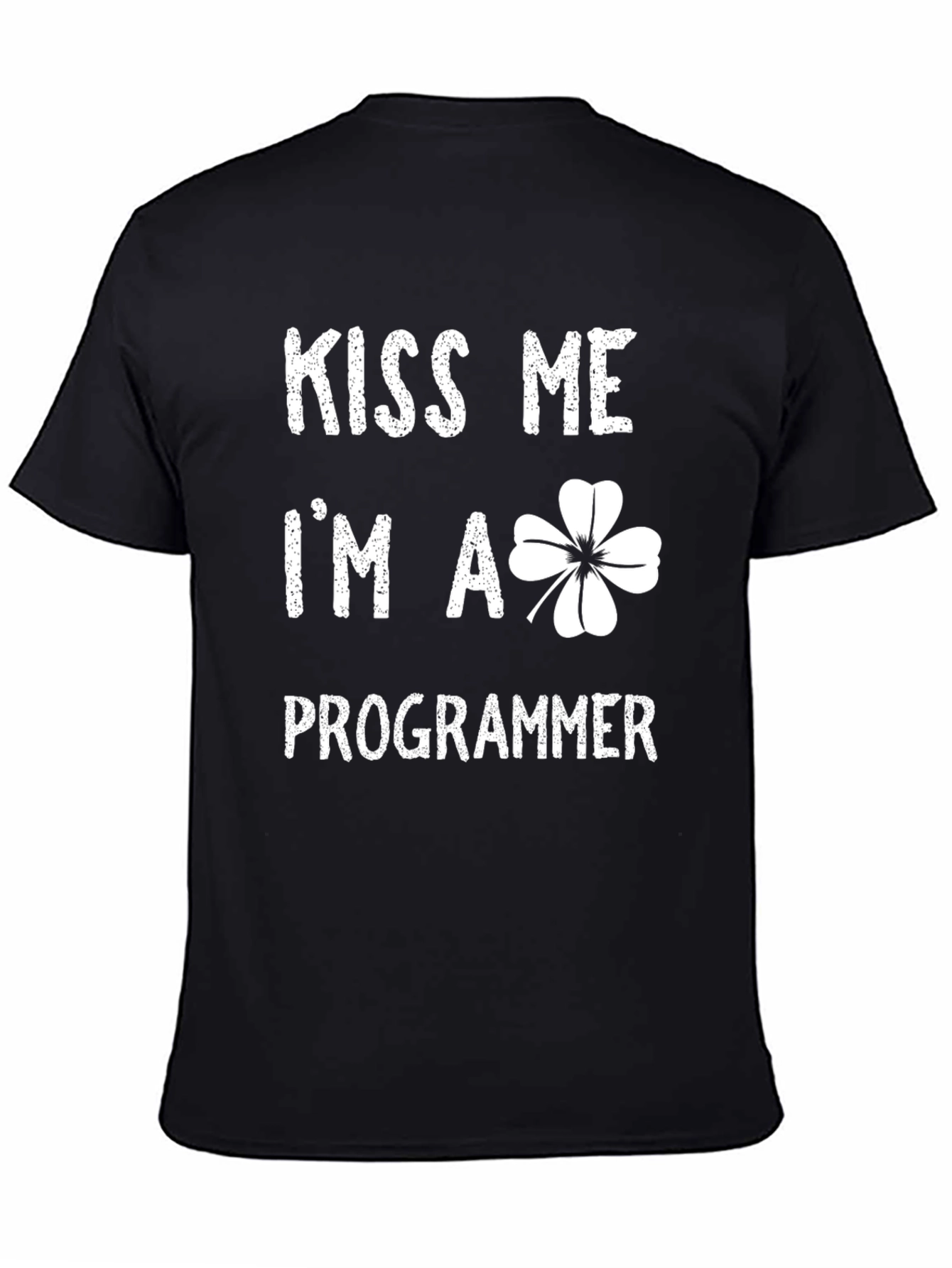 Kiss Me Im A Programmer T-Shirt St. Patricks Day