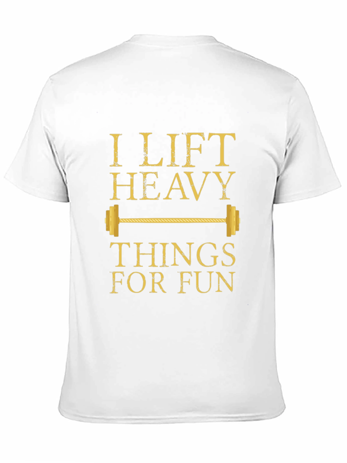 I Lift Heavy Things For Fun Black T-Shirt