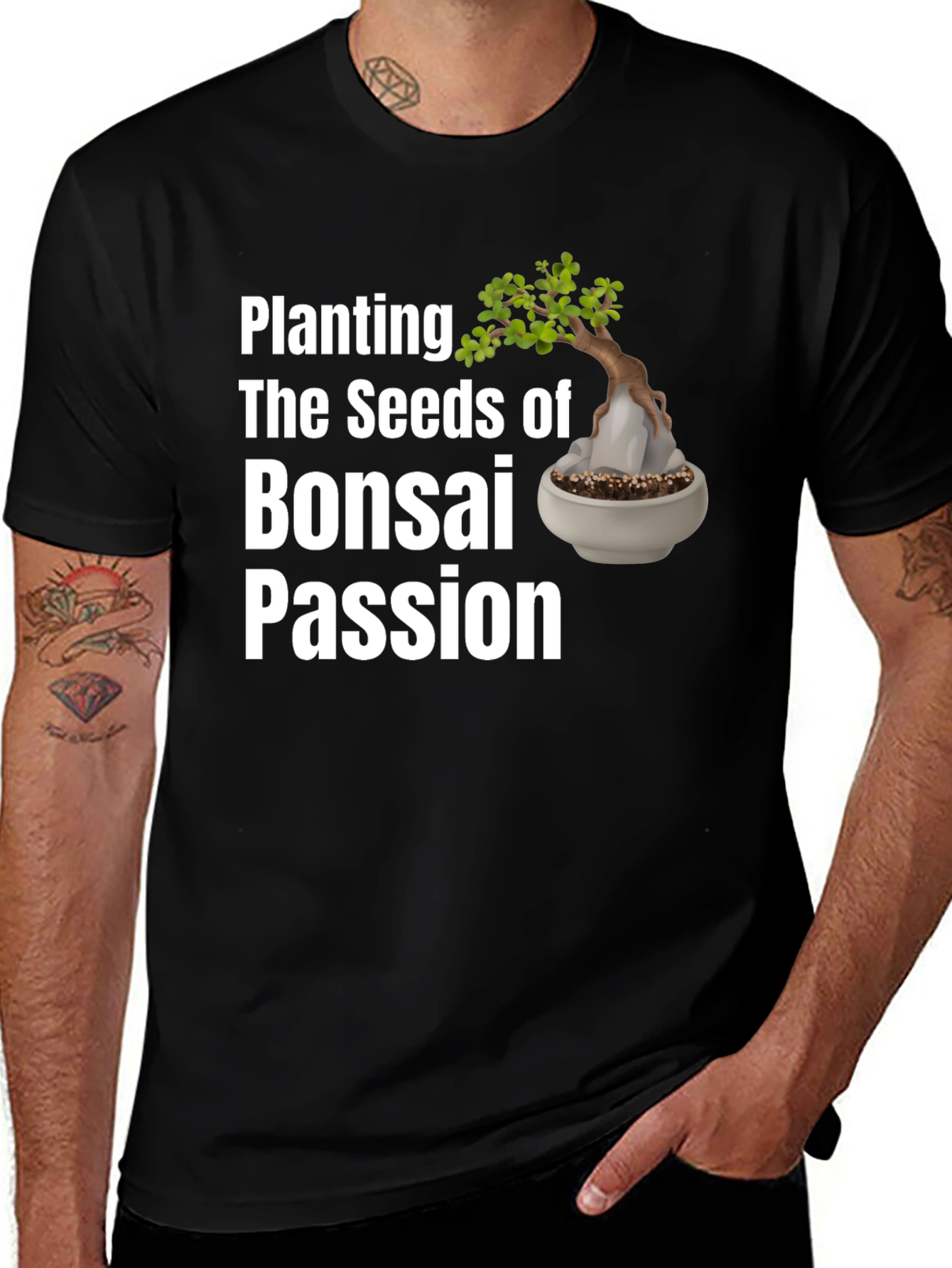 Bonsai Passion T-Shirt - Plant the Seeds