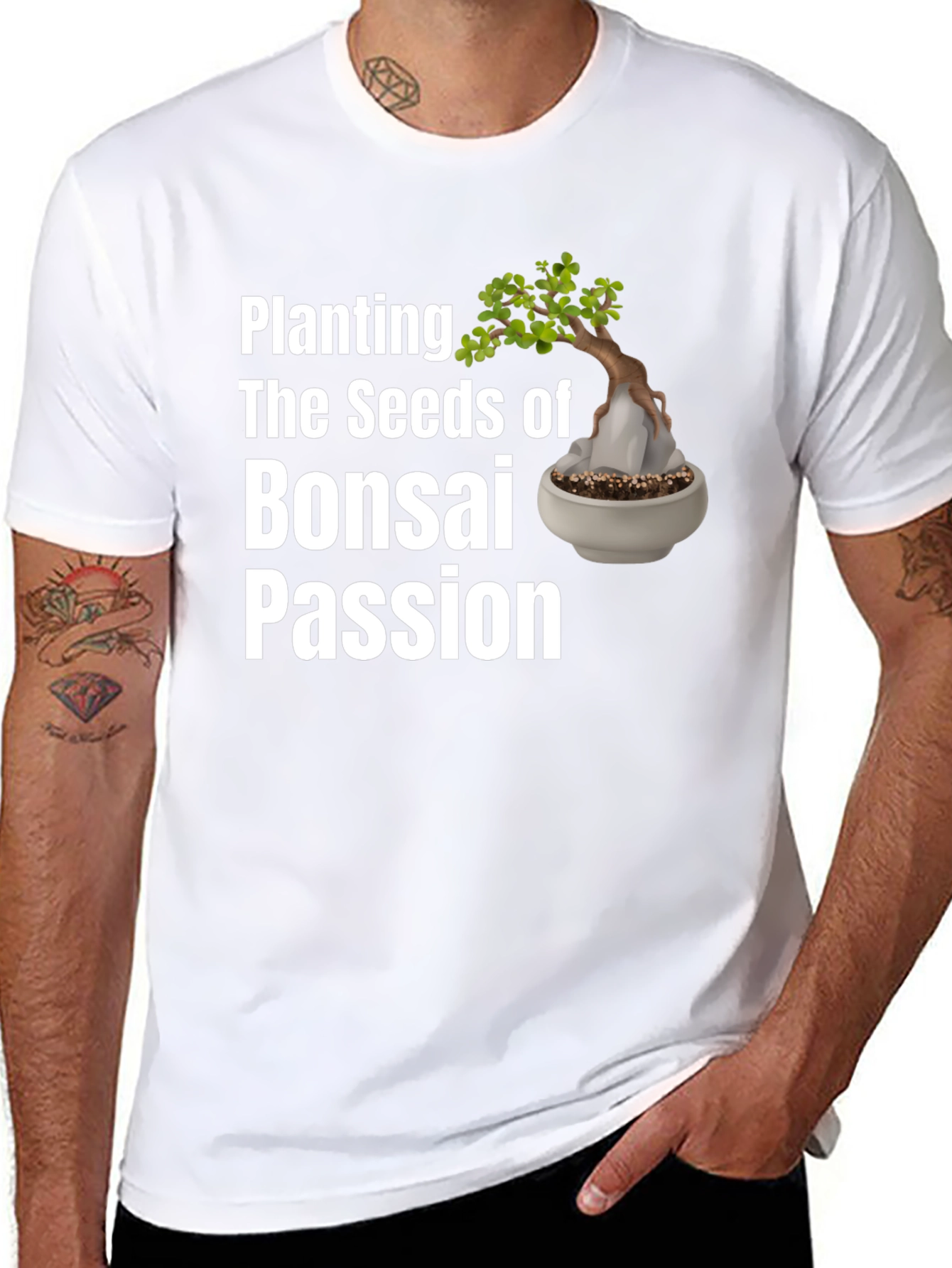 Bonsai Passion T-Shirt - Plant the Seeds
