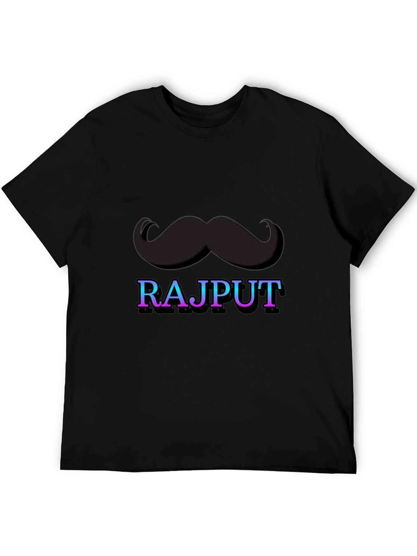Rajput Mustache Graphic T-Shirt