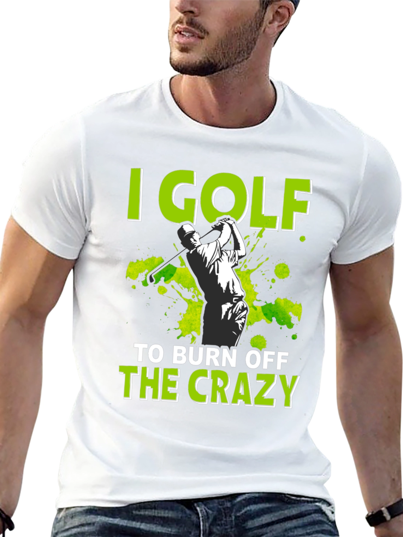 Golf Burn Off Crazy Graphic Tee