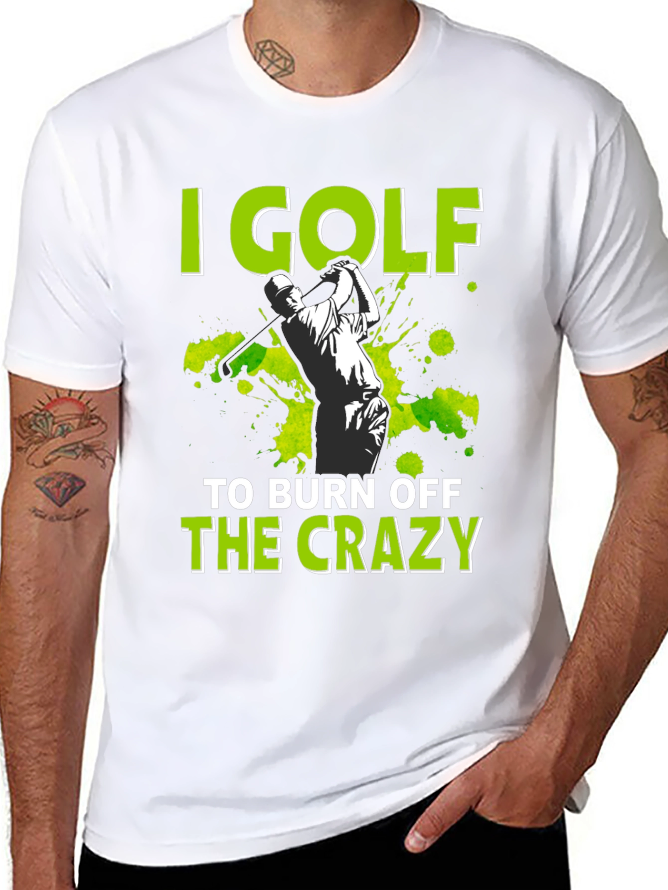 Golf Burn Off Crazy Graphic Tee